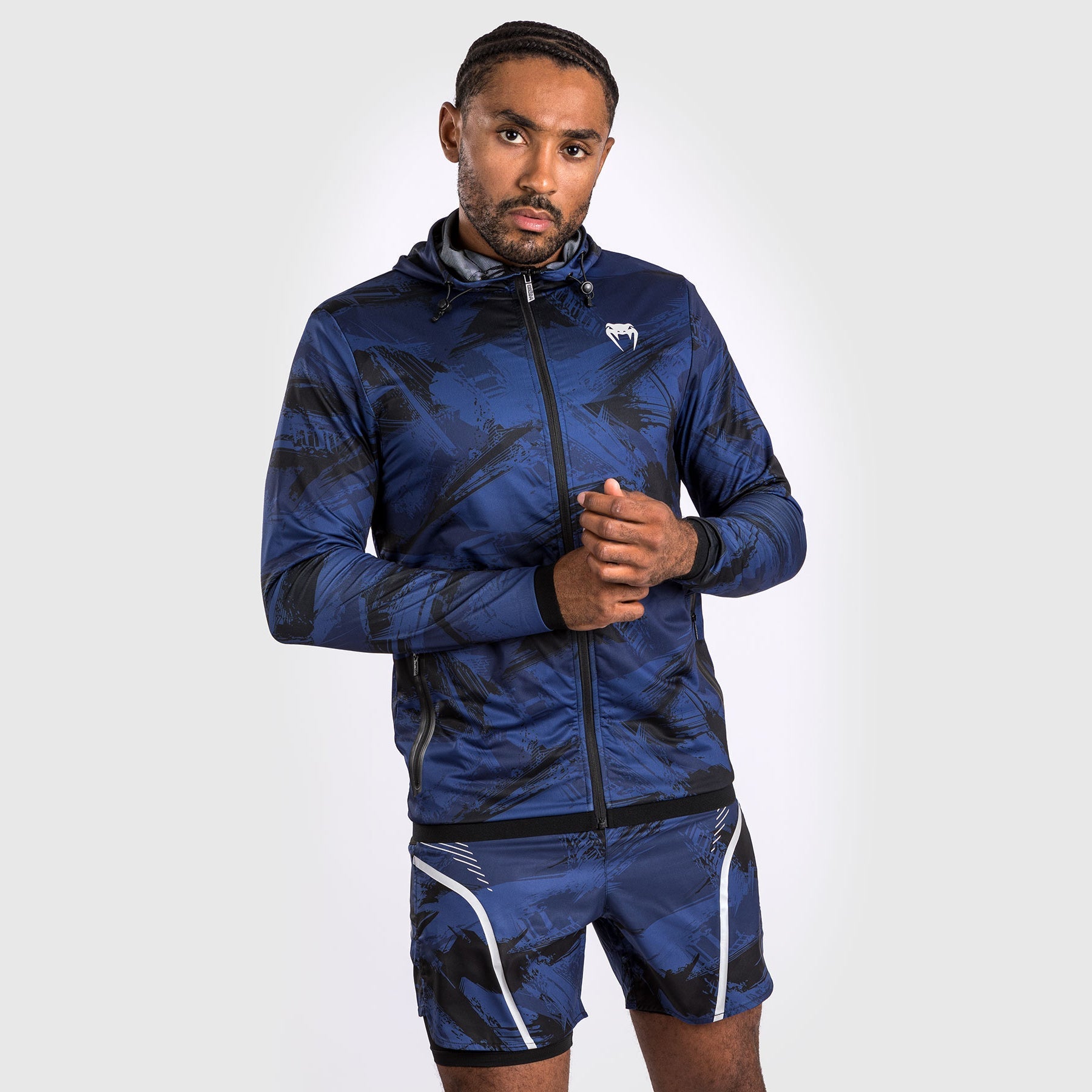Venum Electron 3.0 Hoodie Navy Blue - Venum