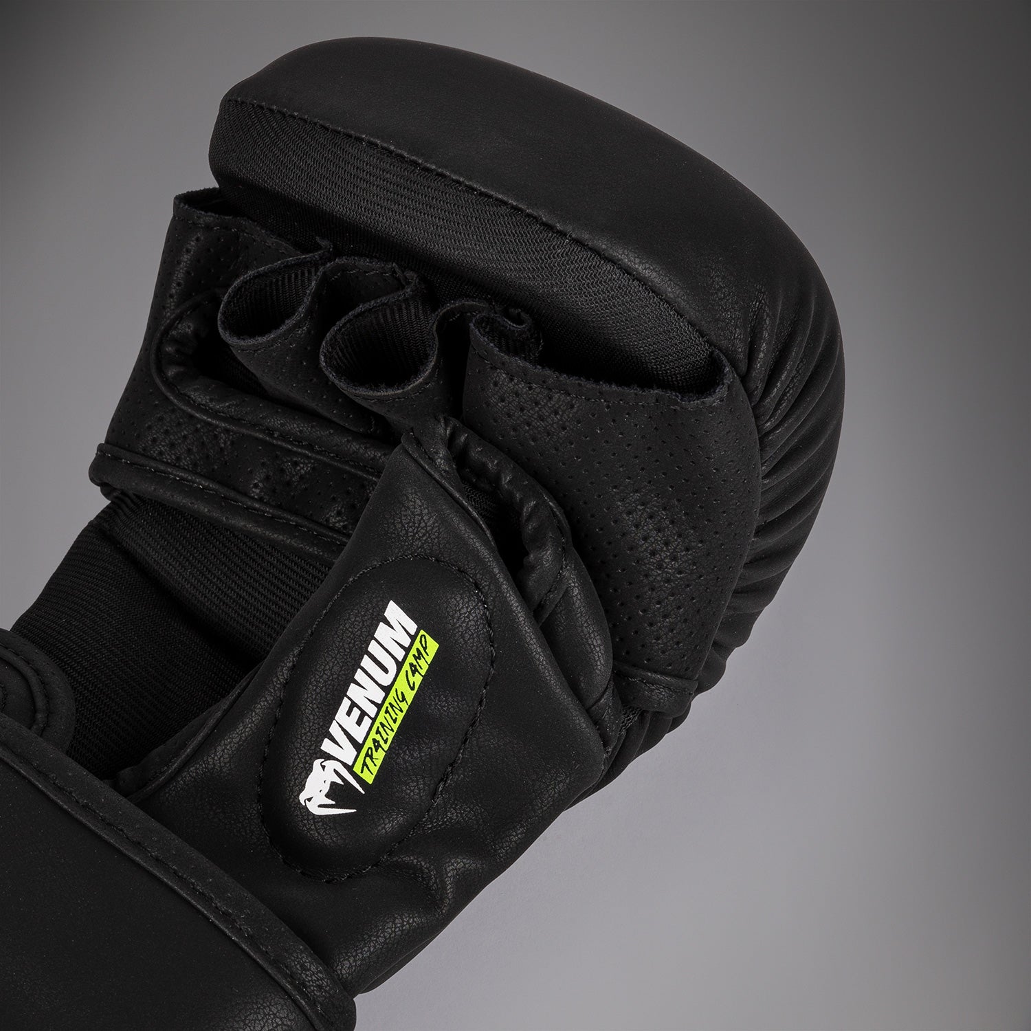 Venum Training Camp 4.0 Sparring Gloves - Black/Neo Green - Venum