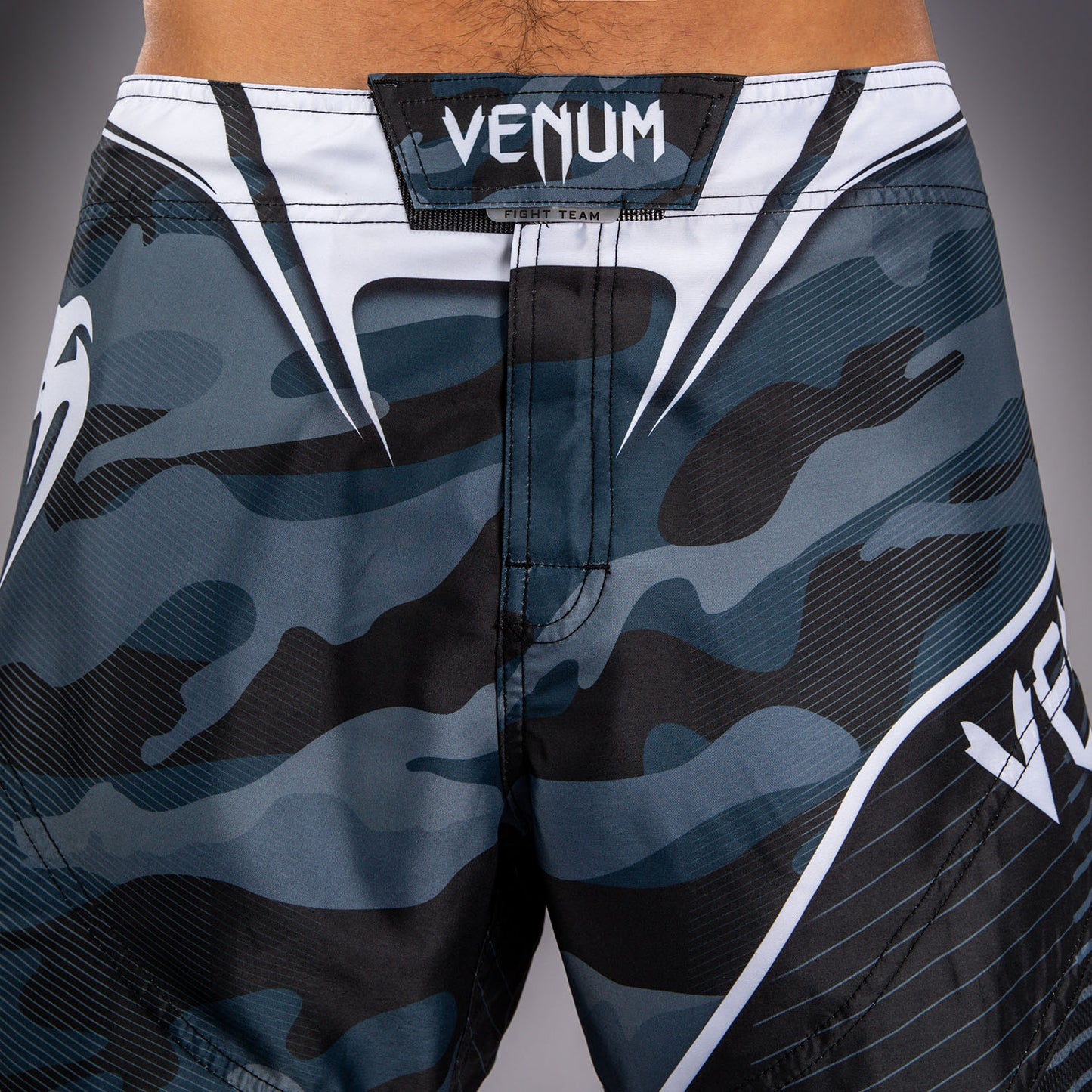 Venum Camo Hero Fight Shorts - Dark Navy/Blue  product-type_MMA Shorts Venum