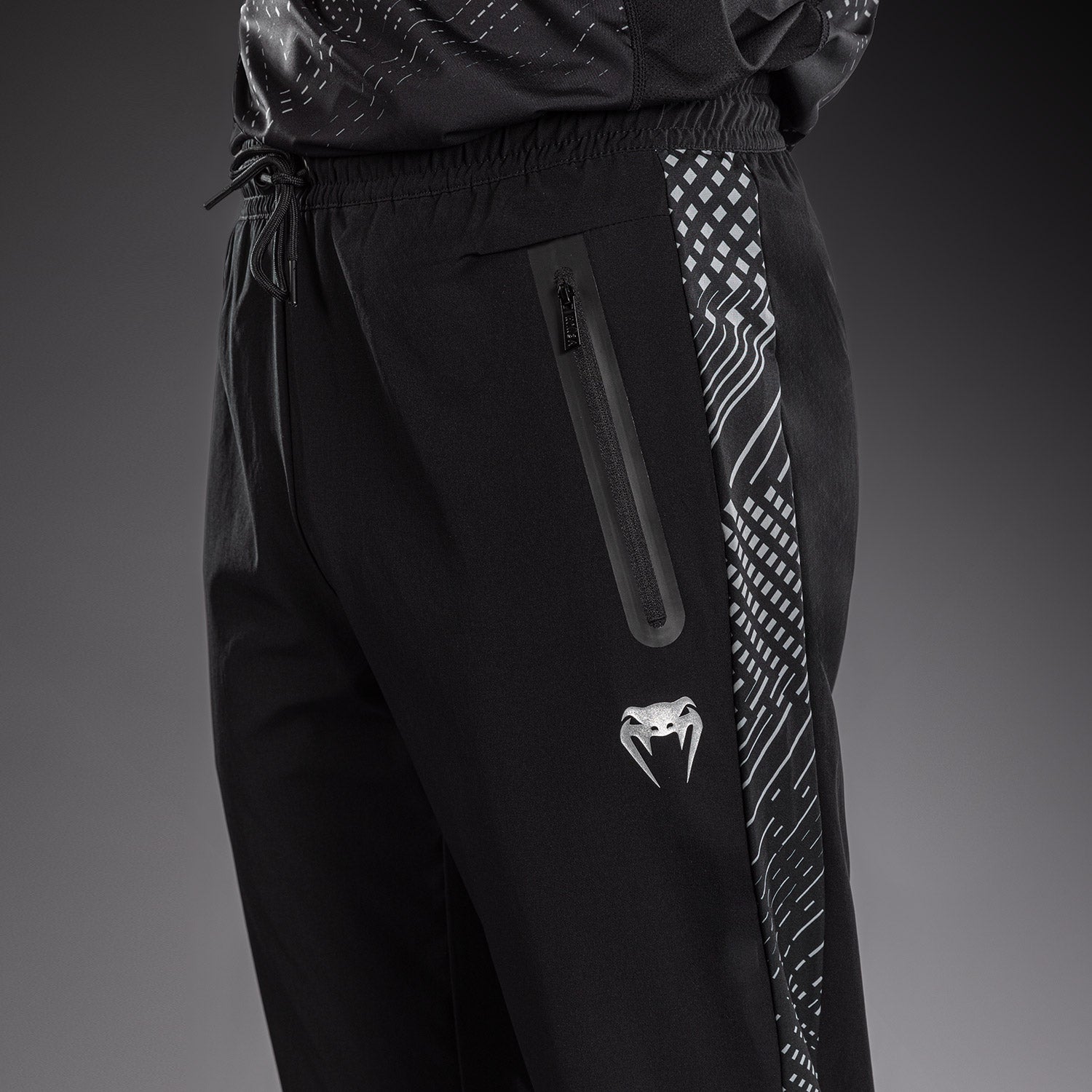 Venum Midnight Fury Joggers - Black/Grey/Silver  product-type_Jogging Pants Venum