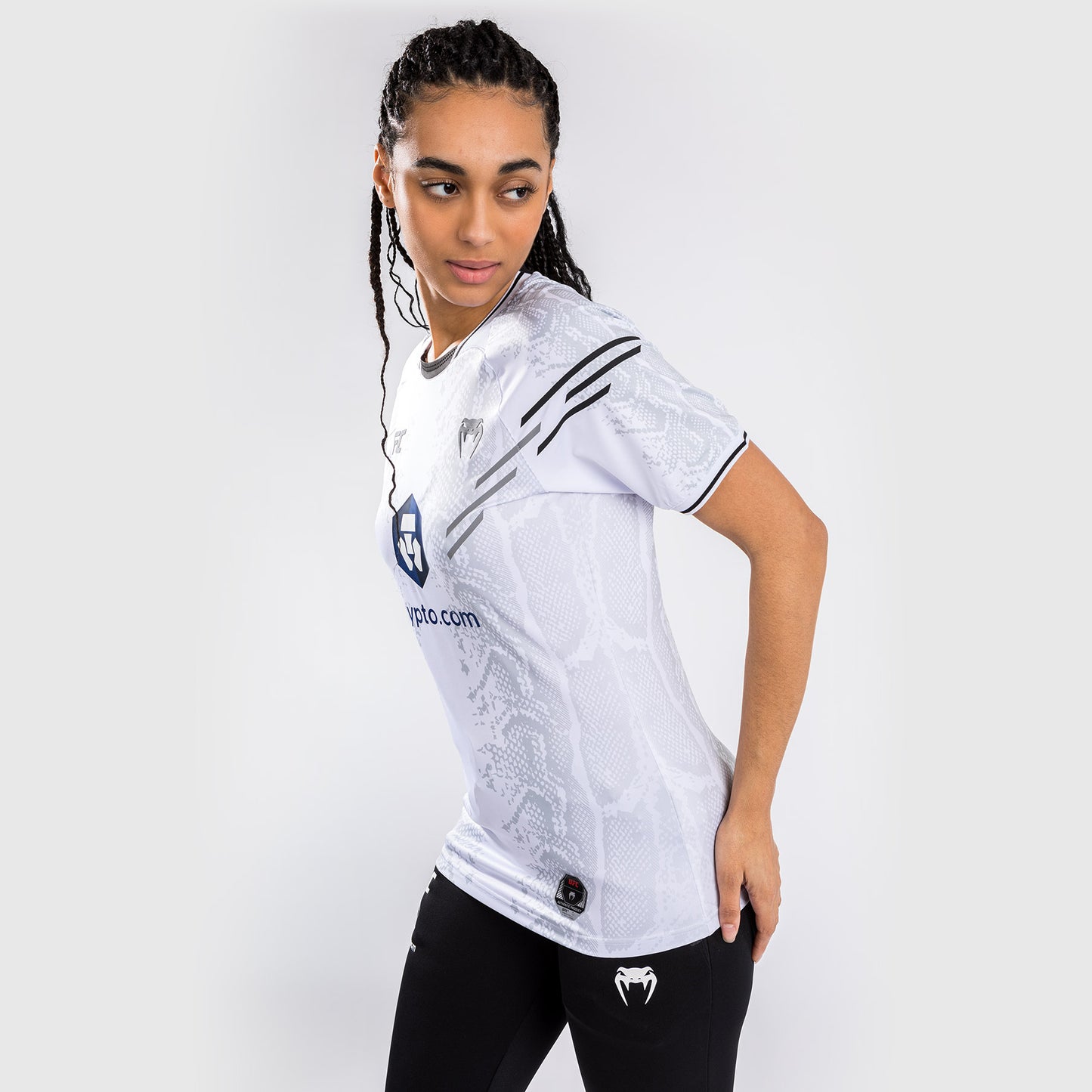 UFC Adrenaline by Venum Authentic Fight Night Women’s Walkout Jersey - White  product-type_Dry Tech T-Shirts Venum