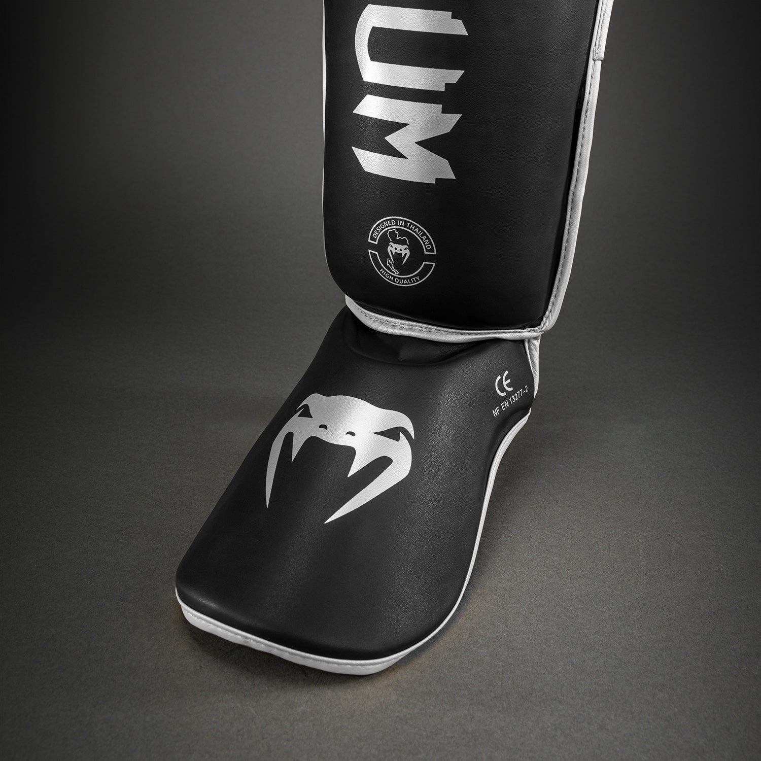 Venum Challenger Standup Shin Guards - Black/Silver - Venum