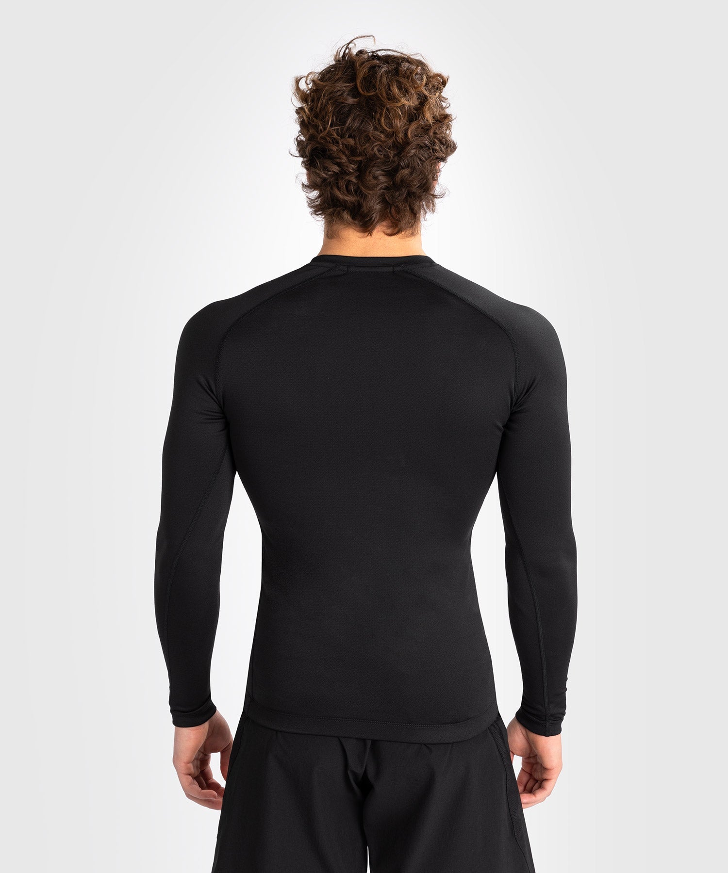 Rashguard à manches longues pour hommes Venum Contender - Noir/Blanc - T-shirts de compression