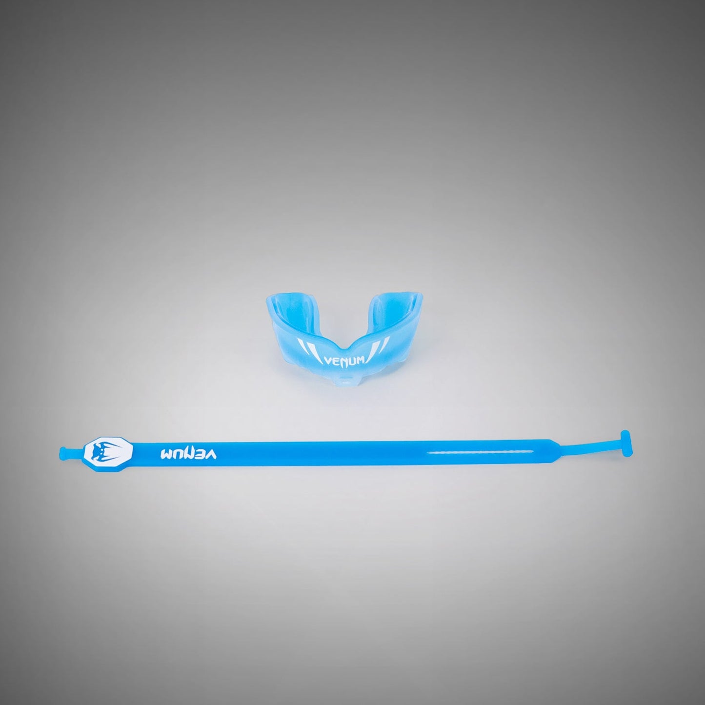 Venum Challenger Kids Mouthguard - Strap/Straples - Blue Transparant