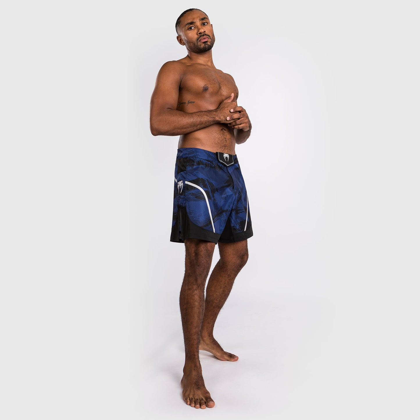 Venum Electron 3.0 Fight Shorts - Navy Blue