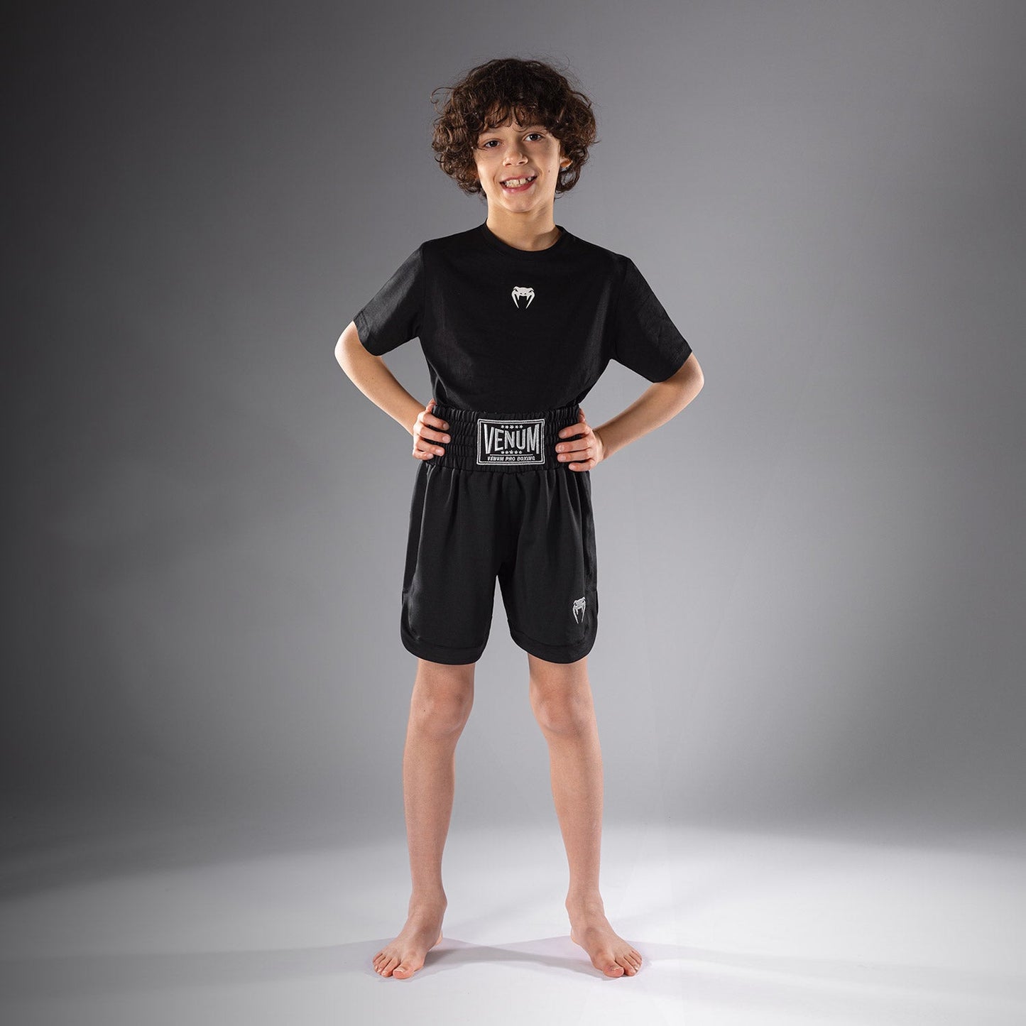 Venum Classic Kids Boxing Shorts - Black