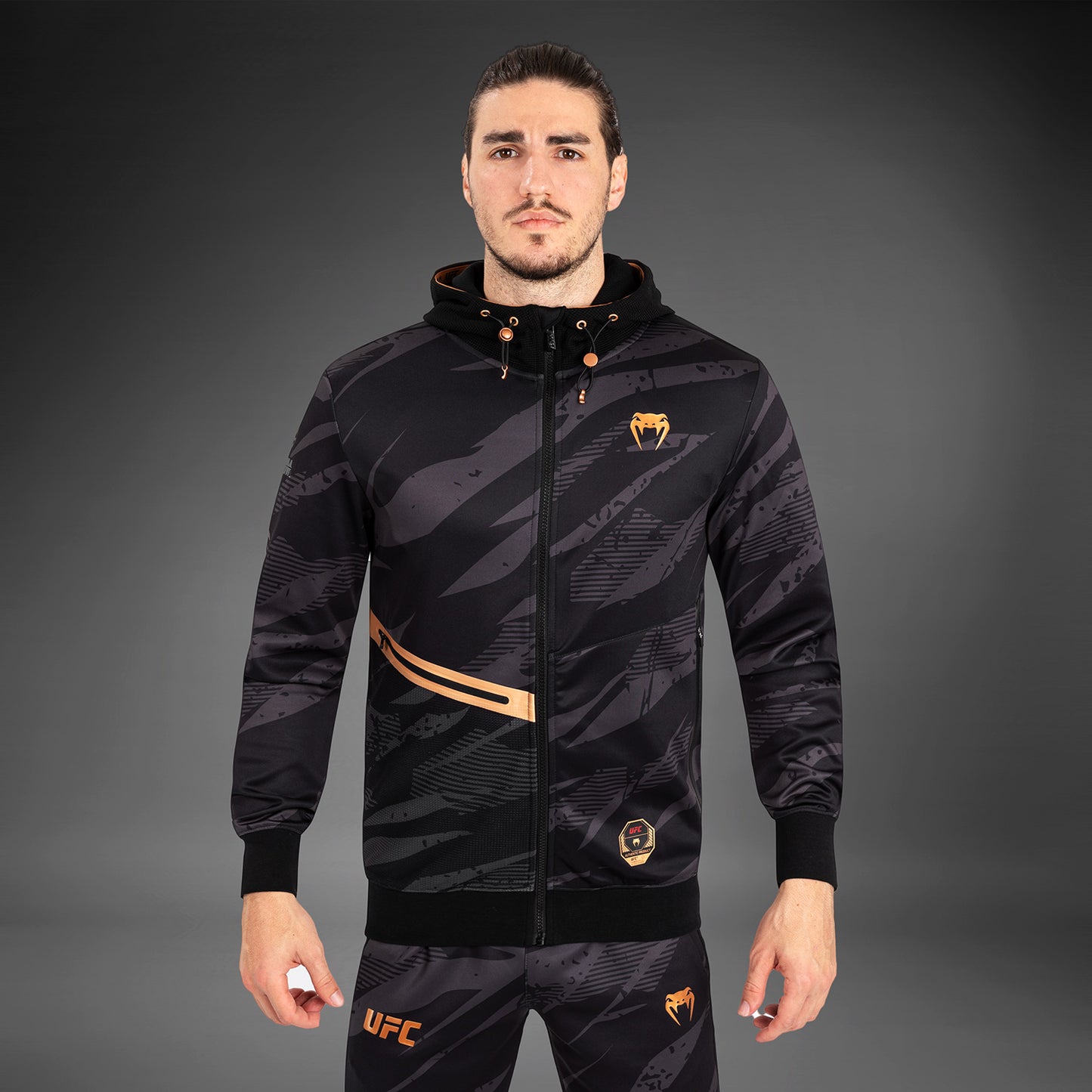 UFC Adrenaline by Venum Fight Week Men’s zip Hoodie - Urban Camo