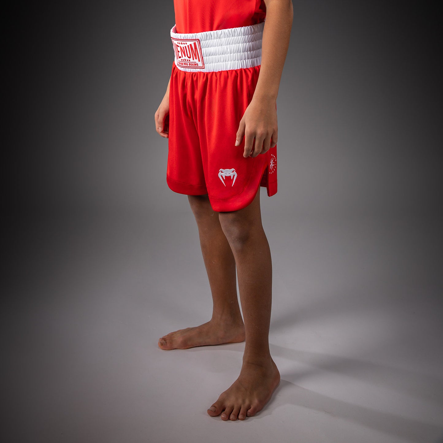 Venum Classic Youth Boxing Shorts - Fire Red