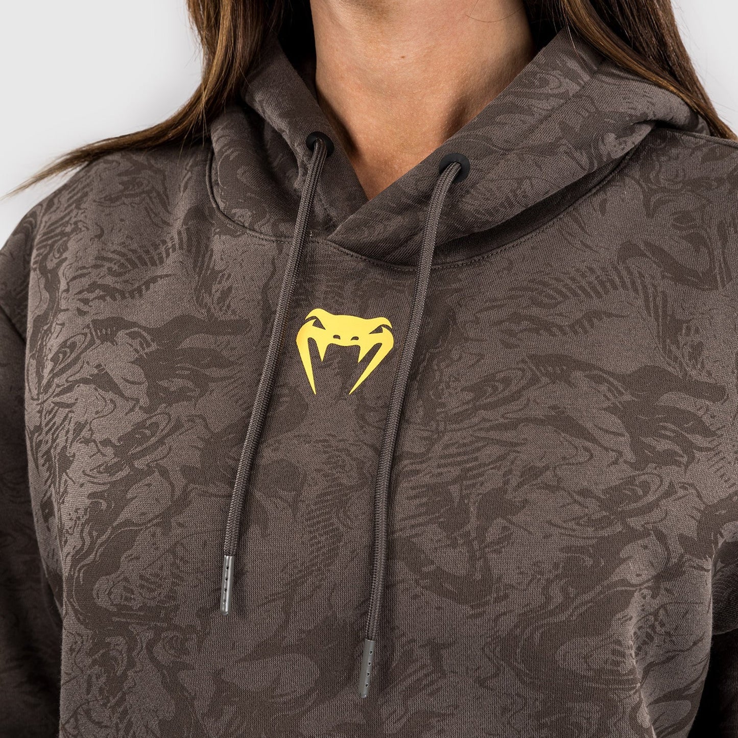 UFC Fusion by Venum Fight Week Women’s Pullover Hoodie - Earthen Brown