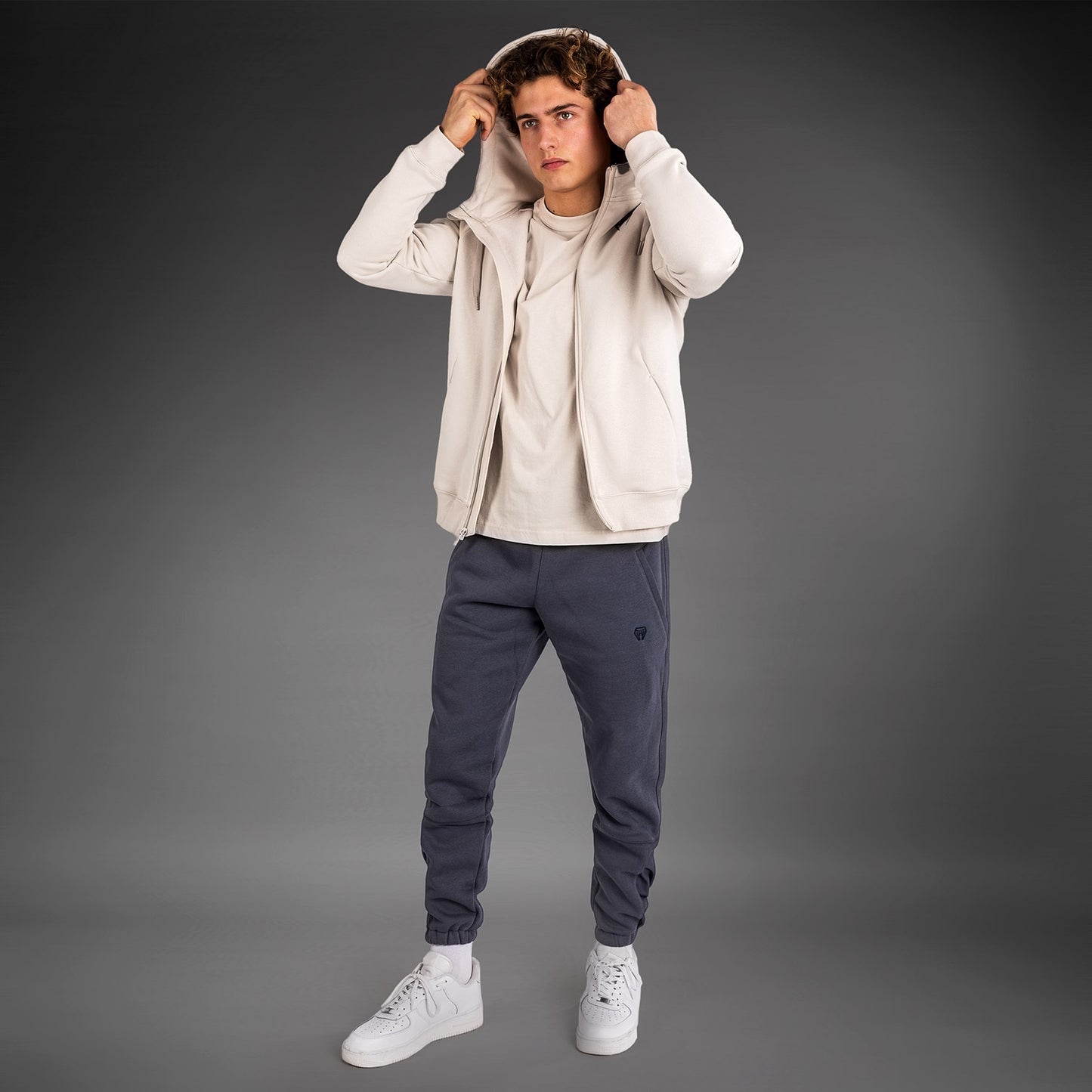Venum Strikeland  Full Zip Hoodie - Greige