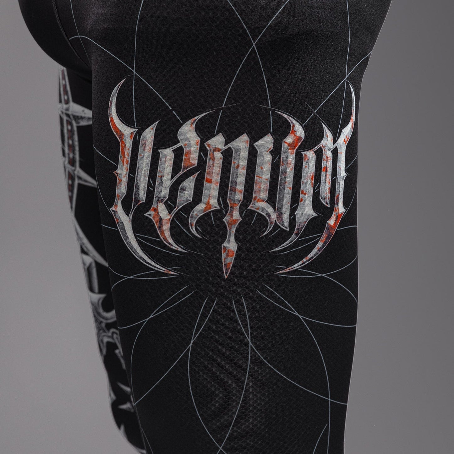 Venum Gladiator 5.0 Men's Spats - Black/Silver