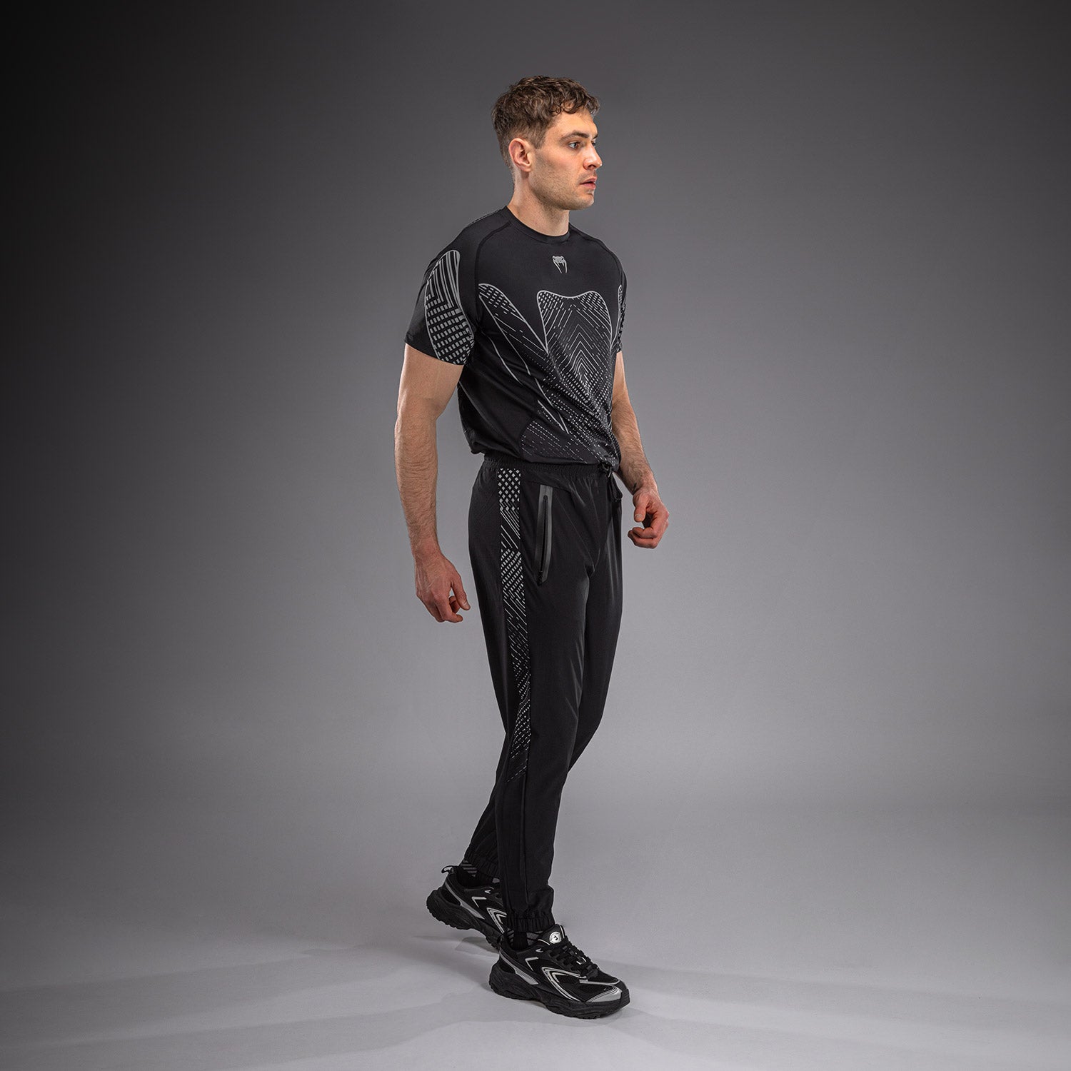 Venum Midnight Fury Joggers - Black/Grey/Silver  product-type_Jogging Pants Venum