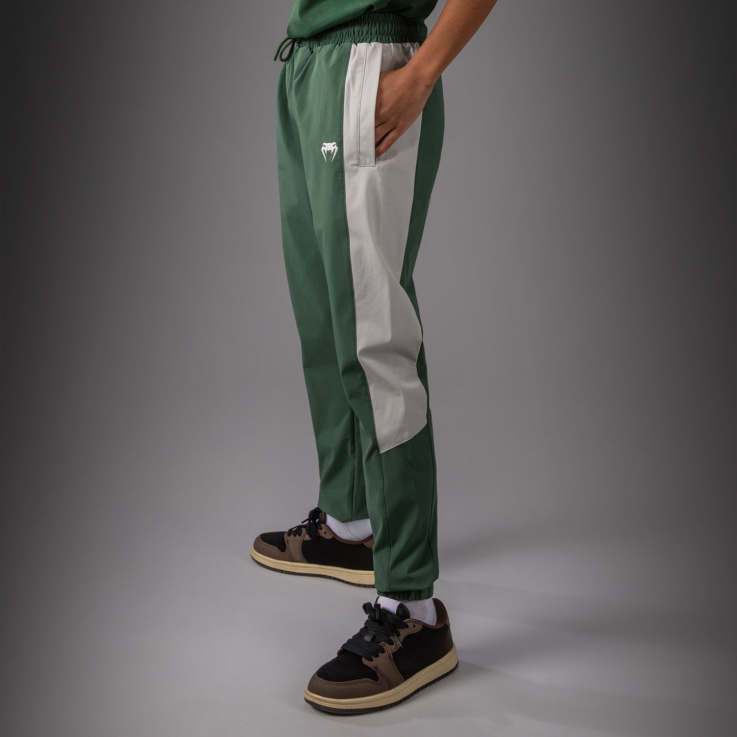 Venum Vectra Kids Joggers - Forest Green/ Off White