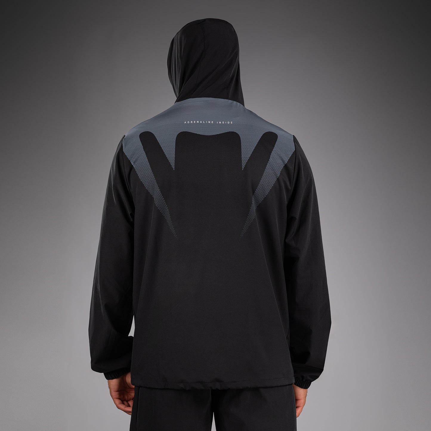 Venum Adrenaline Track Jacket - Black/Silver Grey