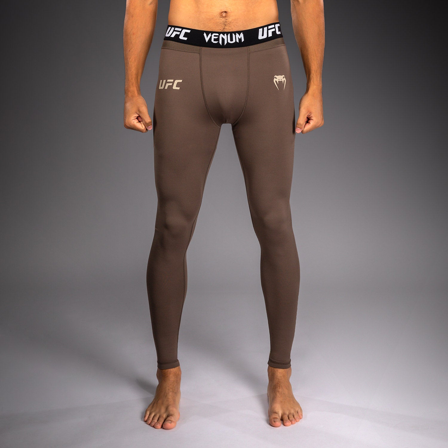 Venum UFC Unity by Venum Authentic Fight Week Men's Performance Tight - Brown  product-type_Compression Pants Venum