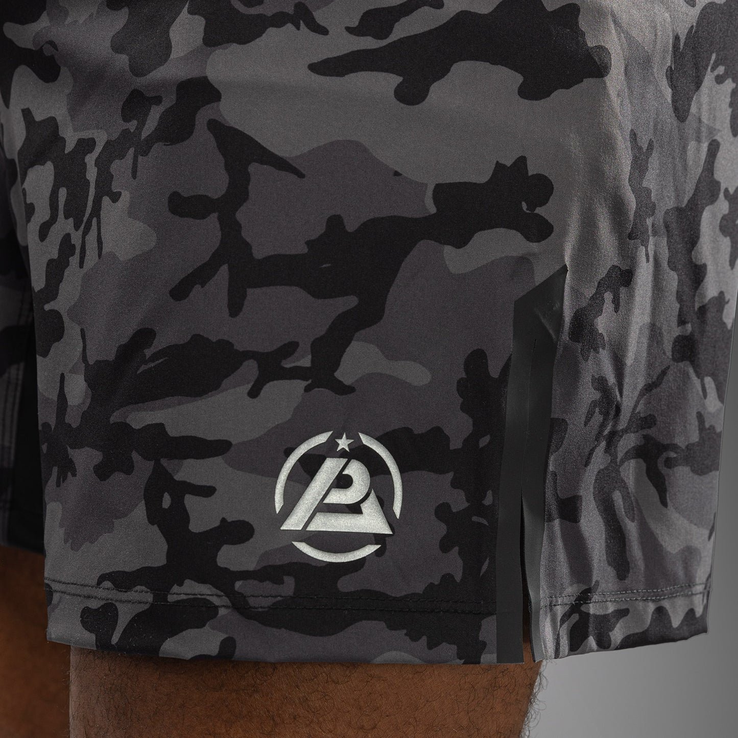 Venum x Polaris Fight Shorts - Black/Storm Grey
