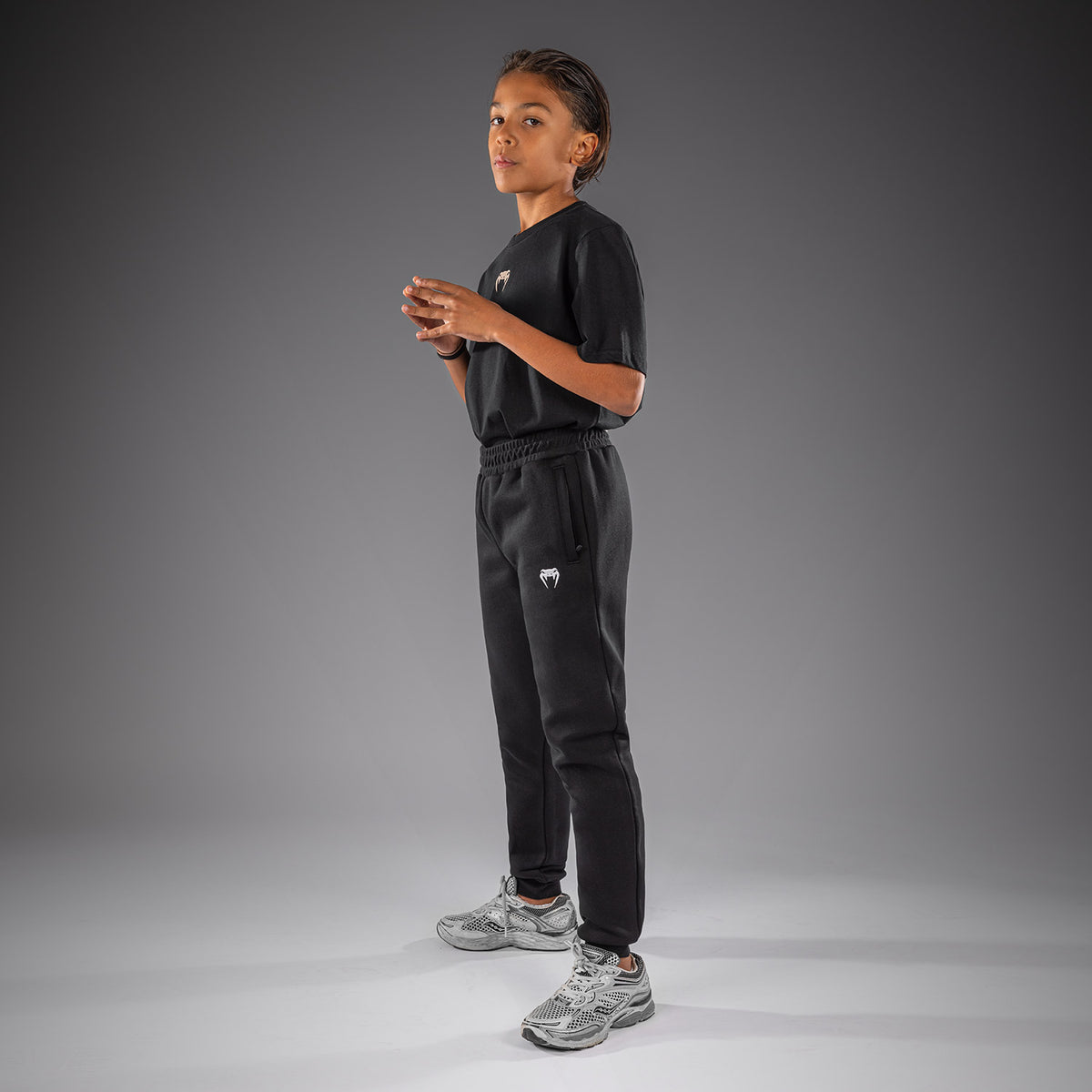 Venum Attack Fleece & Weave Kids Joggers - Black  product-type_Jogging Pants Venum
