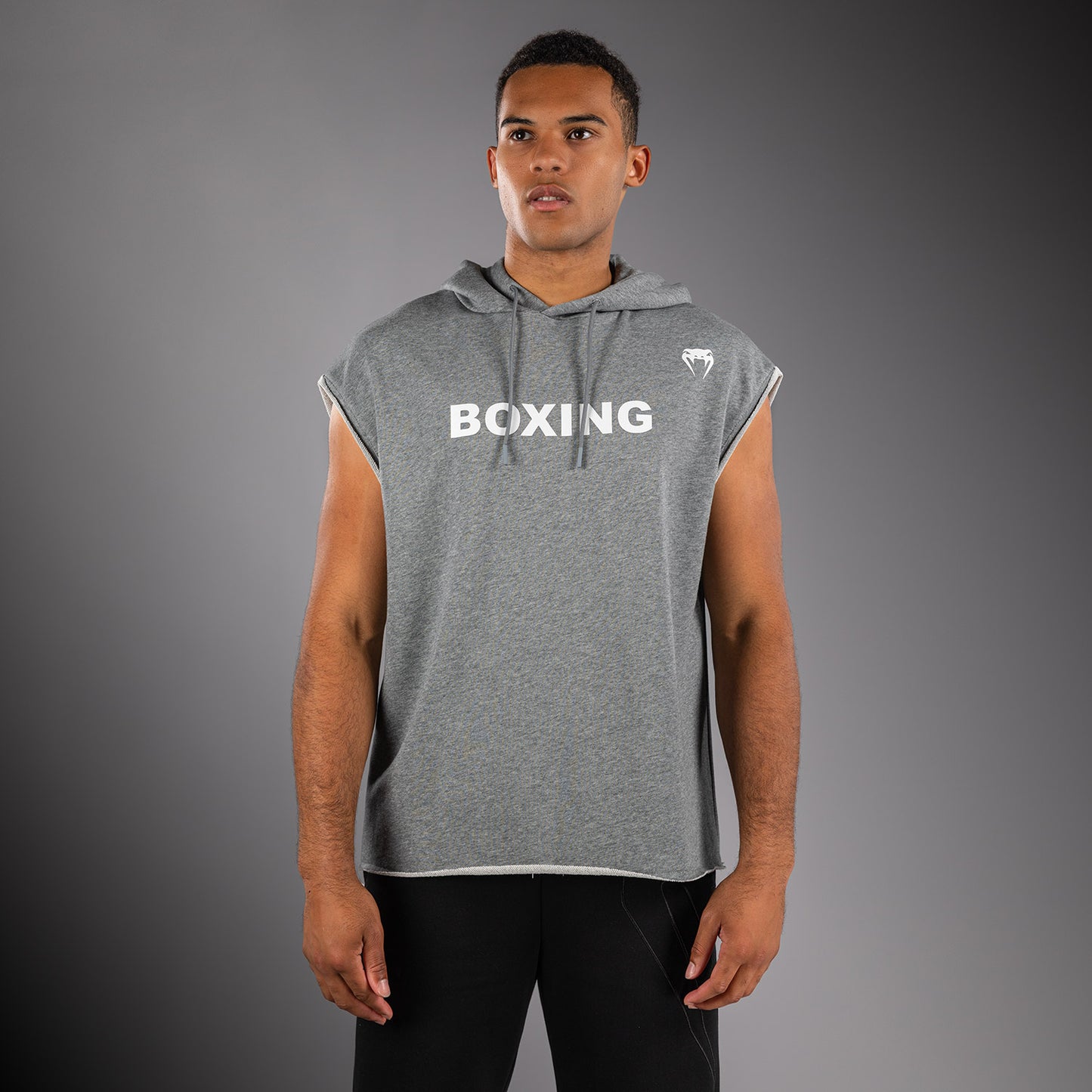 Venum Boxing VT Sleeveless Hoodie - Heather Grey