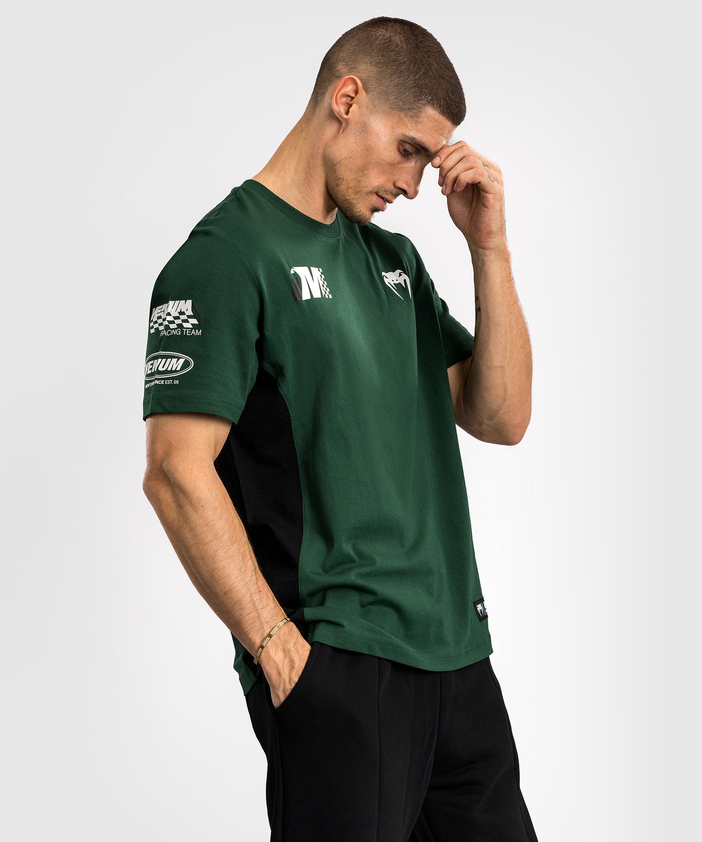 Venum Motorsport T-Shirt - Deep Forrest