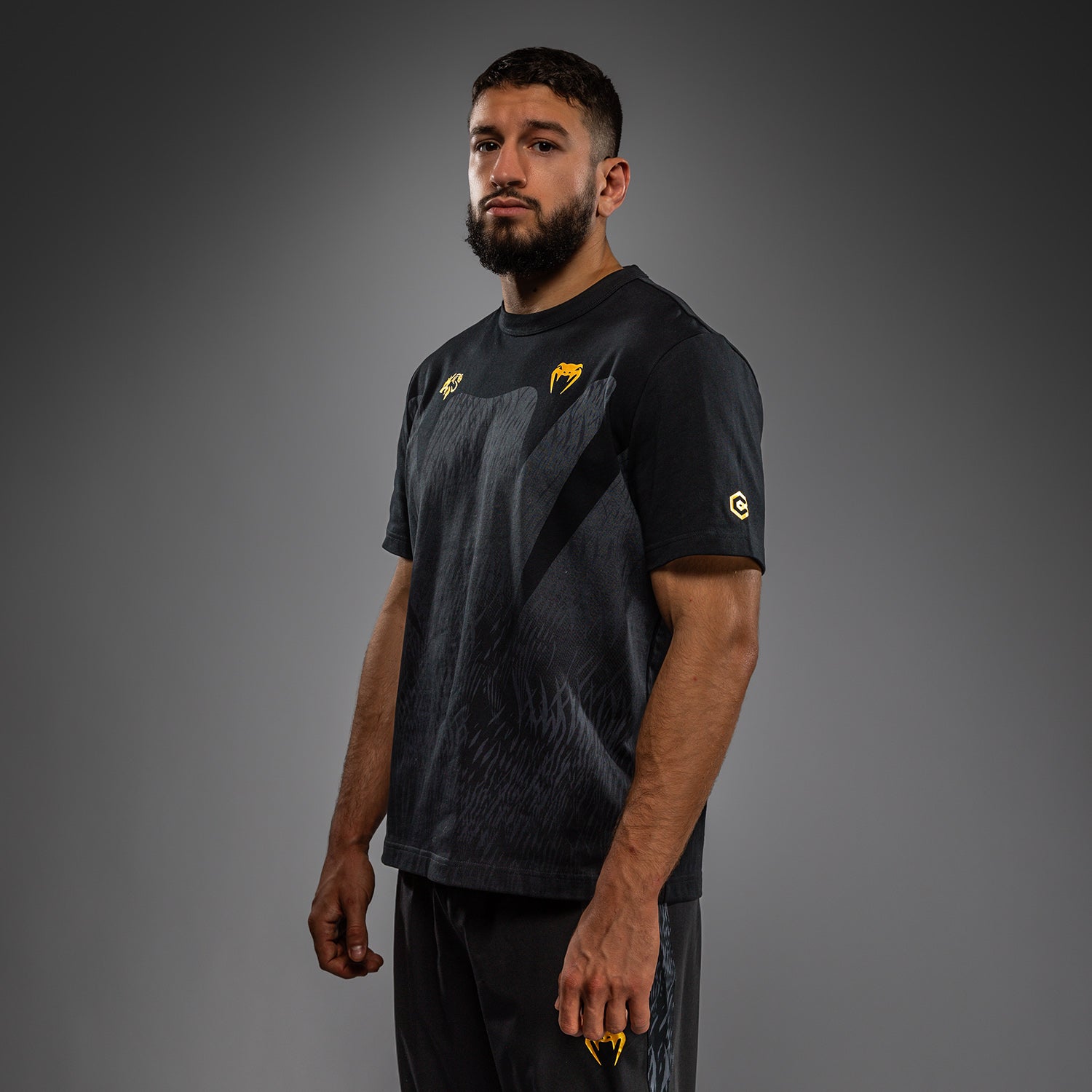 Venum x Chimaev T-Shirt - Black/Grey - Venum