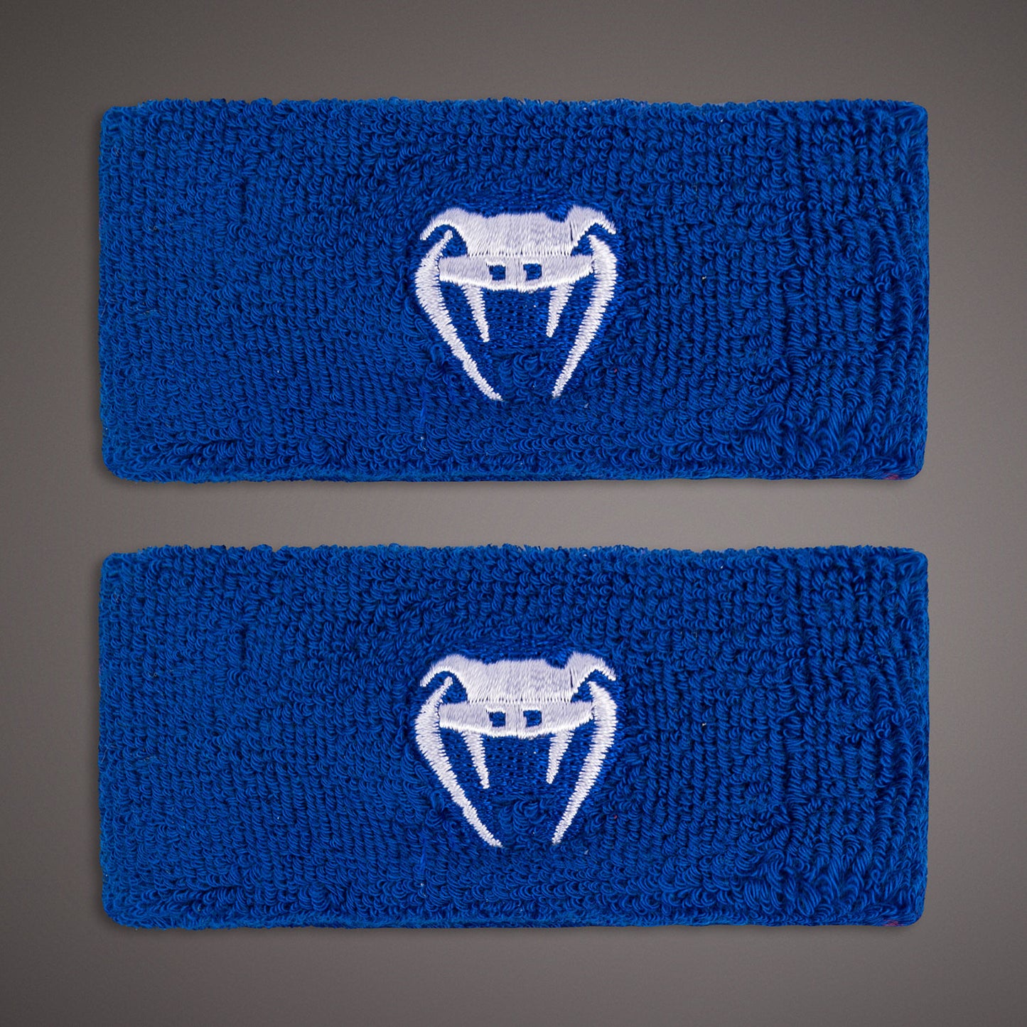 Venum Bicep Bands - Wide - Royal Blue/White