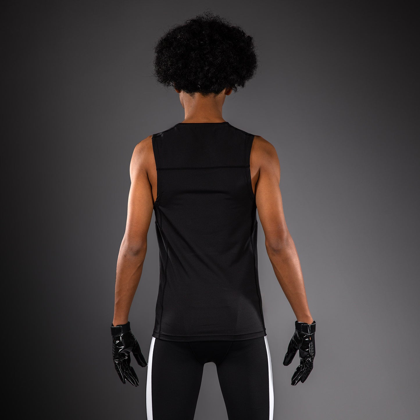 Venum Elite Kids Football Sleeveless Compression Jersey - Black