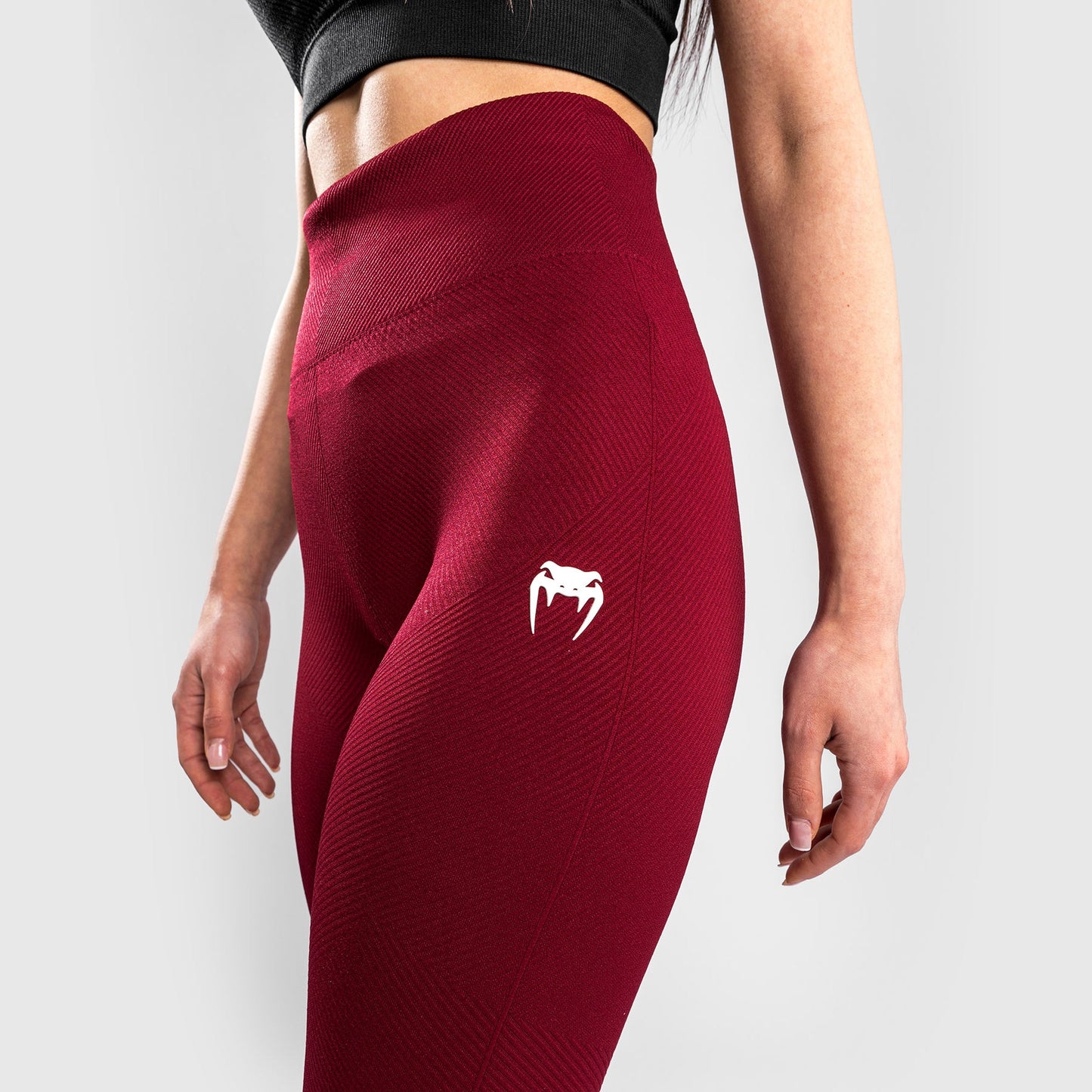 Venum Sparring Seamless Leggings - For Women - Burgundy