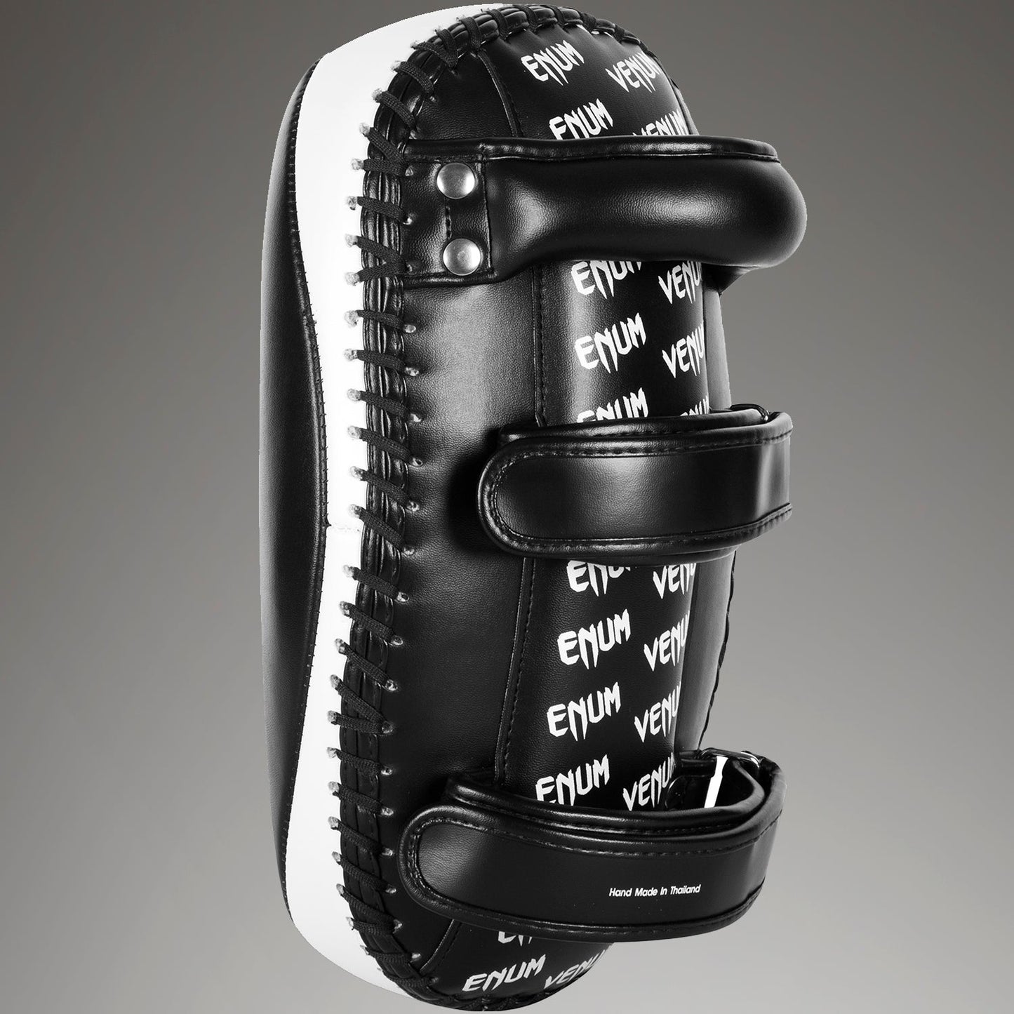 Venum Light Kick Pads - Skintex Leather - Black/Ice (Pair)