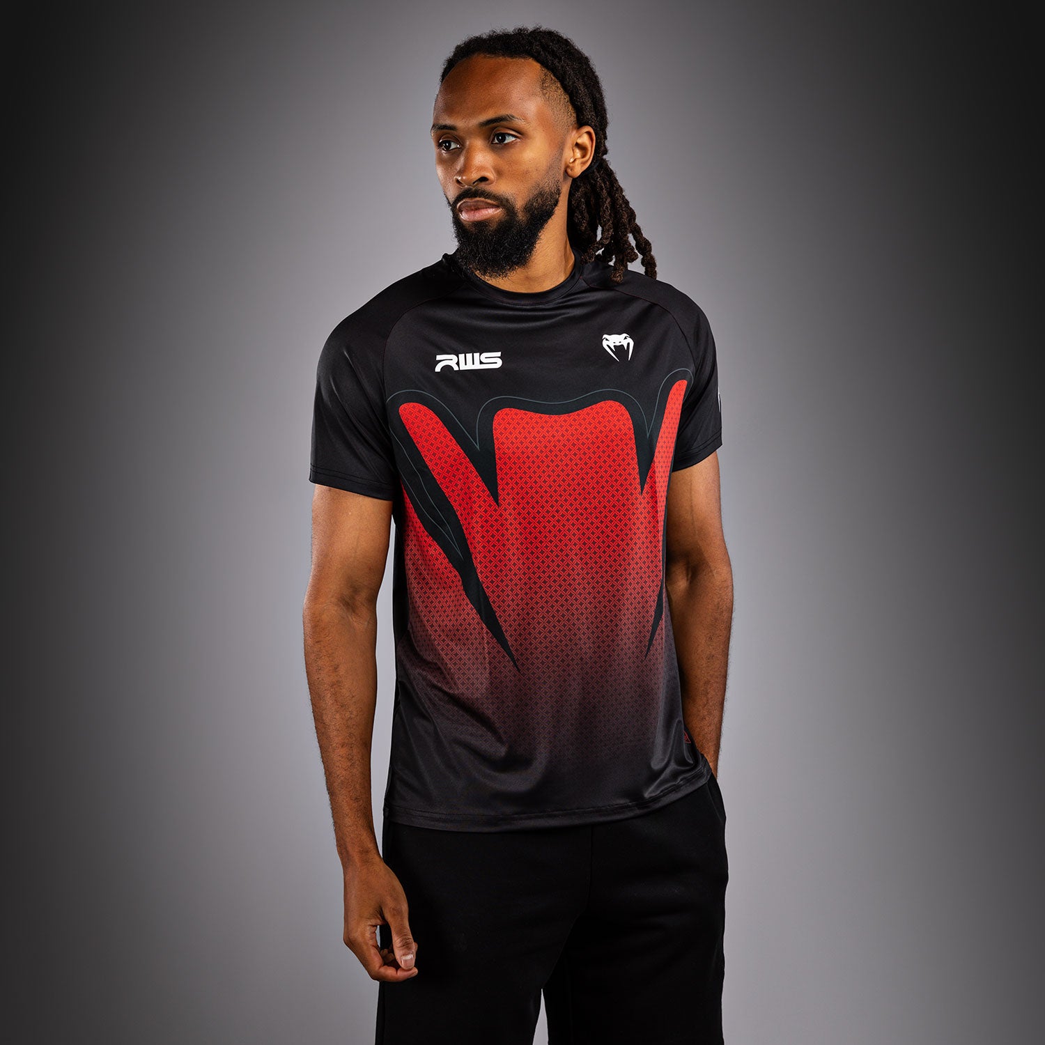 Venum x RWS 2.0 Men's Dry-Tech T-Shirt - Black/Red - Venum