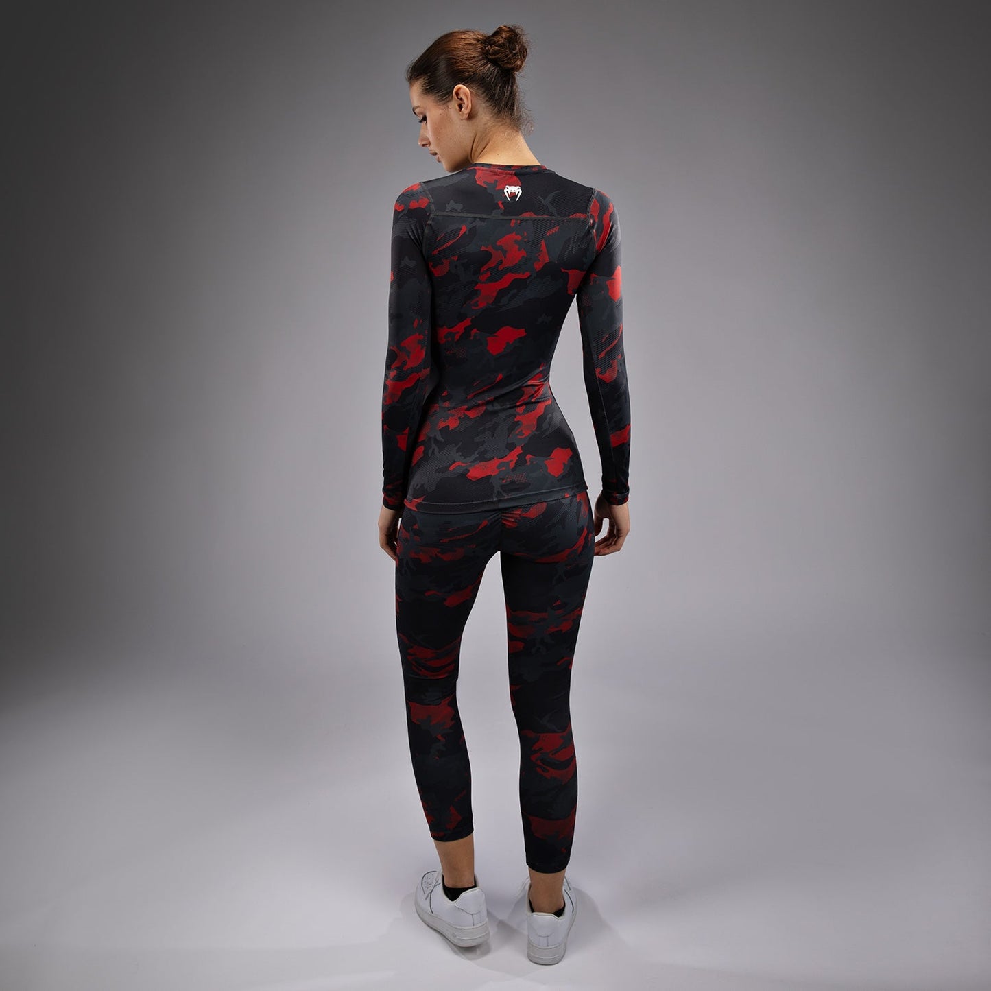 Venum x Sophia Rose Women’s Long Sleeve Rashguard - Urban Red Camo