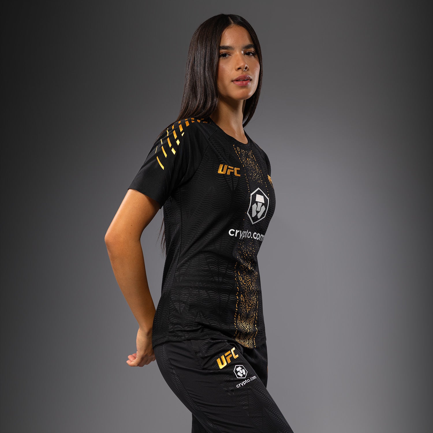 Women's UFC Zenith by Venum Champion Authentic Fight Night Walkout Jersey  product-type_Dry Tech T-Shirts Venum