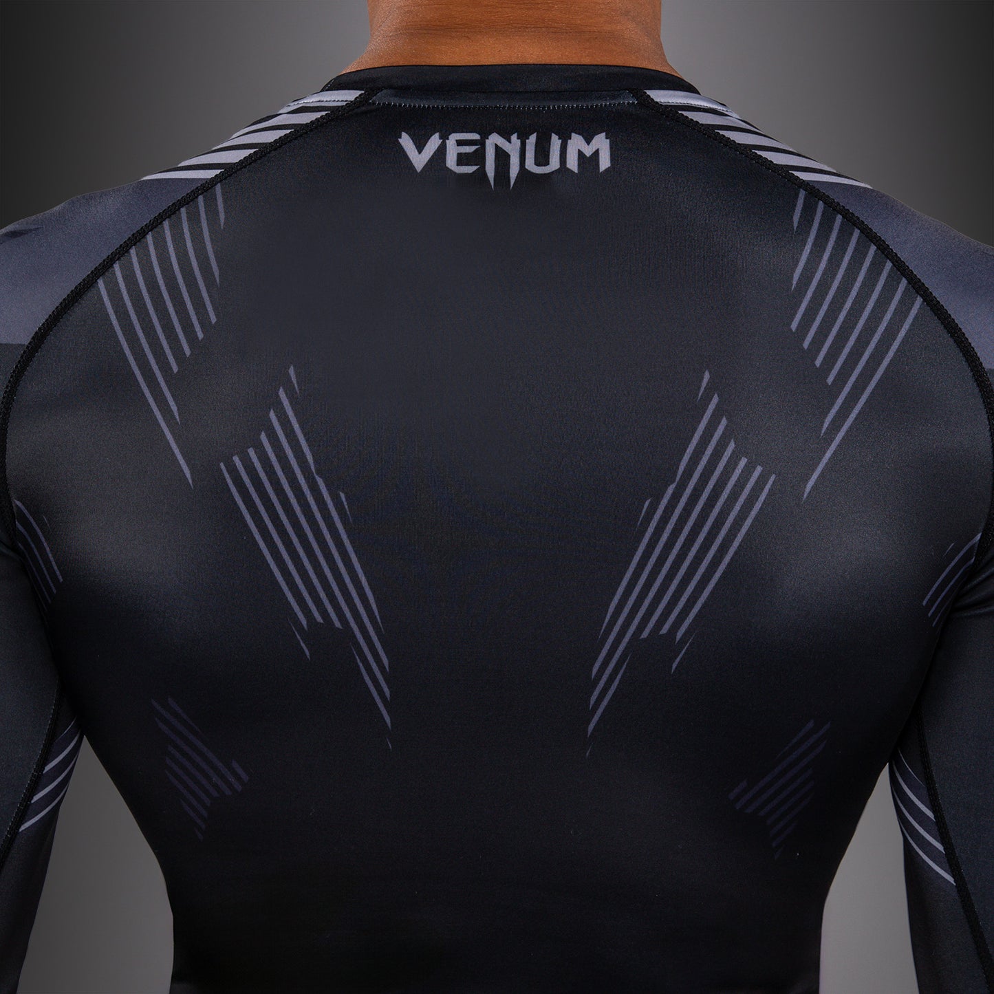 Venum No-Gi 6.0 Long Sleeve Rashguard - Black/Grey  product-type_Compression T-Shirts Venum
