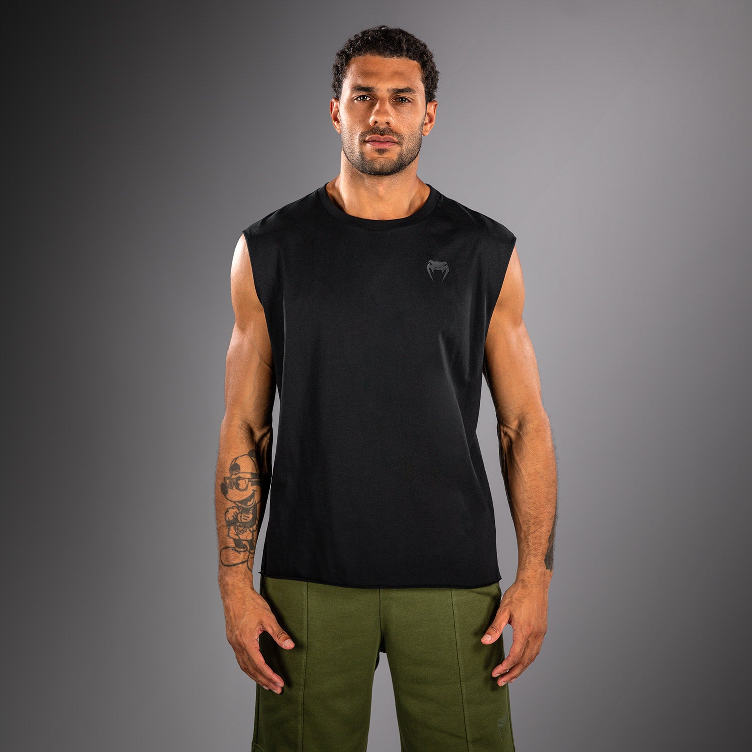 Venum Divide Sleeveless T-Shirt - Black - Venum