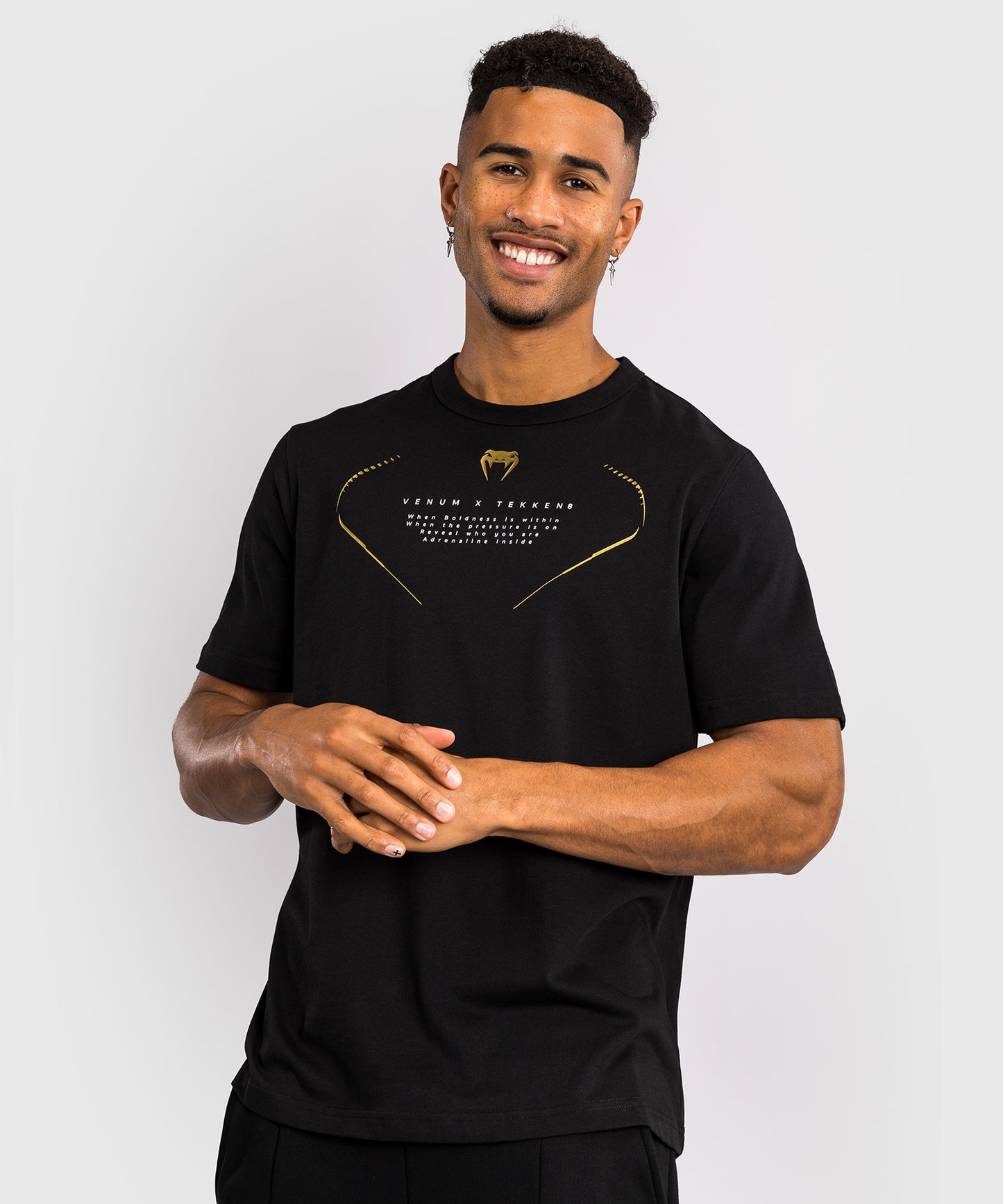Venum x TEKKEN 8 - Marshall Law T-Shirt - Black/Red/Gold