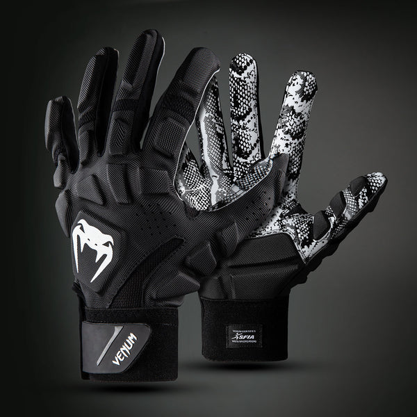 BLACK/WHITE Venum Elite Xtp Football Gloves