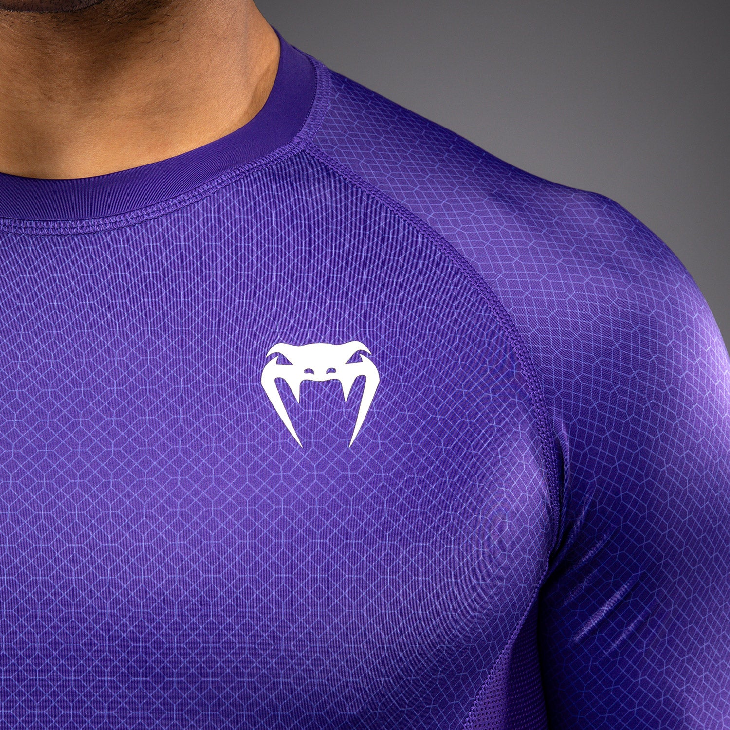Venum x Roger Gracie Academy Short Sleeve Rashguard - Purple - Venum