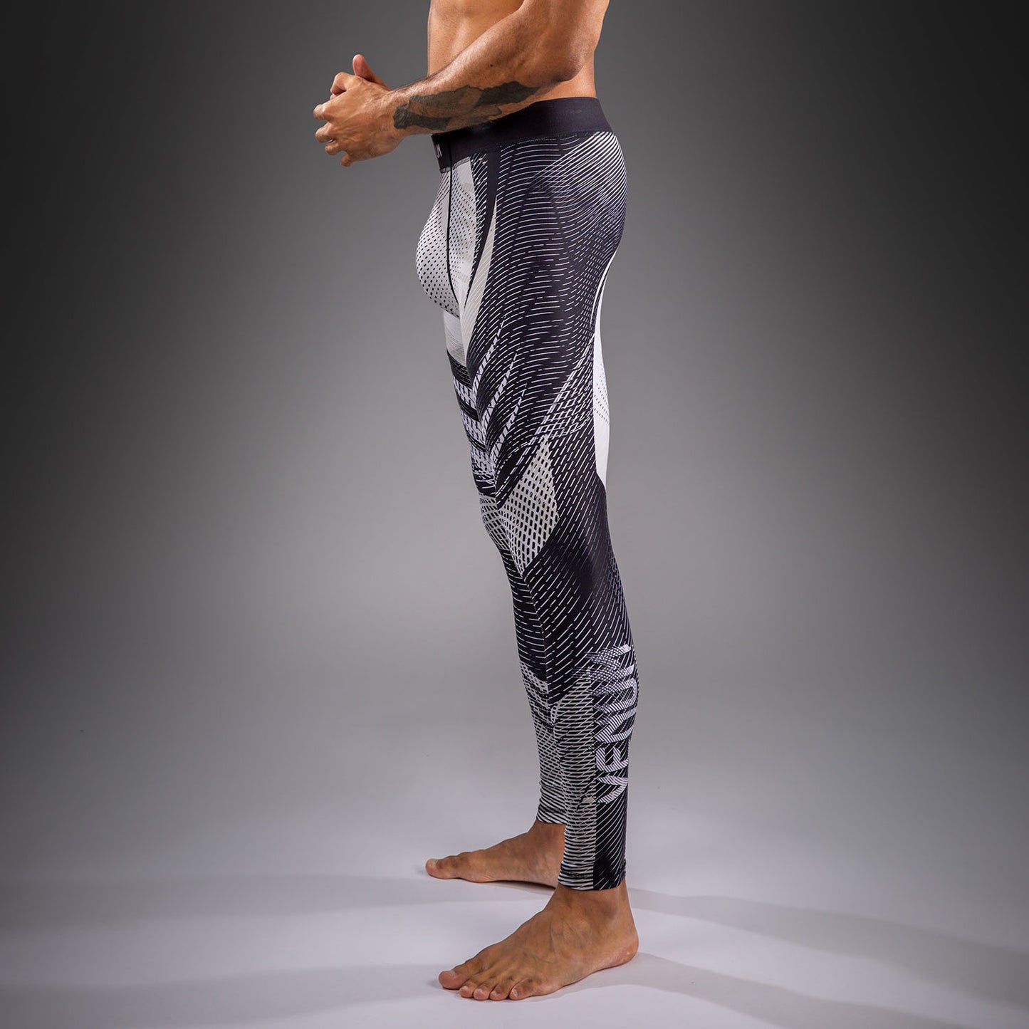 Venum Galactic 3.0 Spats - Off-White/Black  product-type_Compression Pants Venum