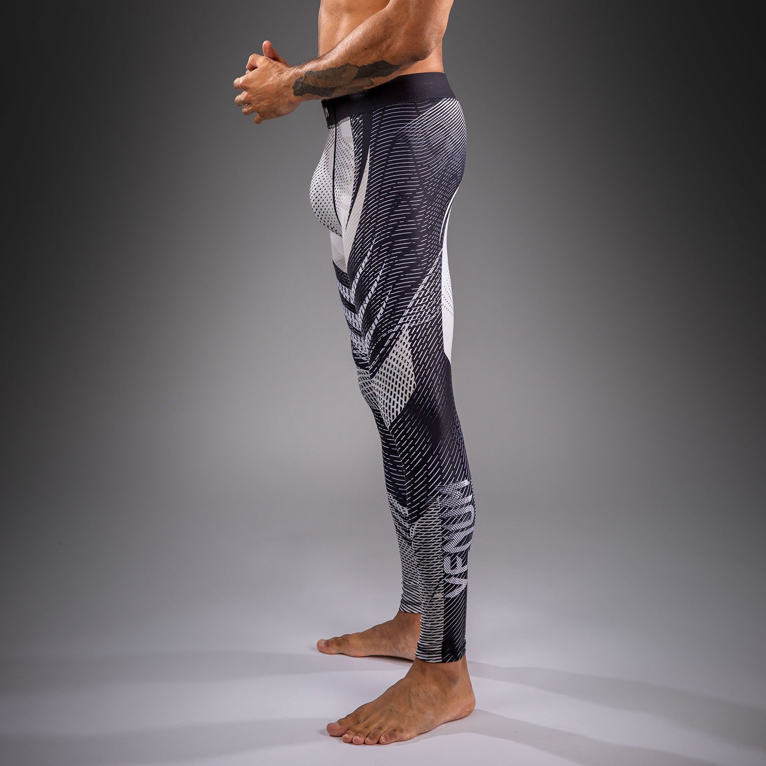 Venum Galactic 3.0 Spats - Off-White/Black  product-type_Compression Pants Venum