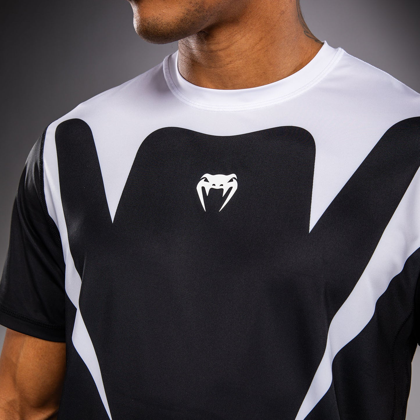 Venum Attack 90 Dry-Tech T-Shirt - White/Black