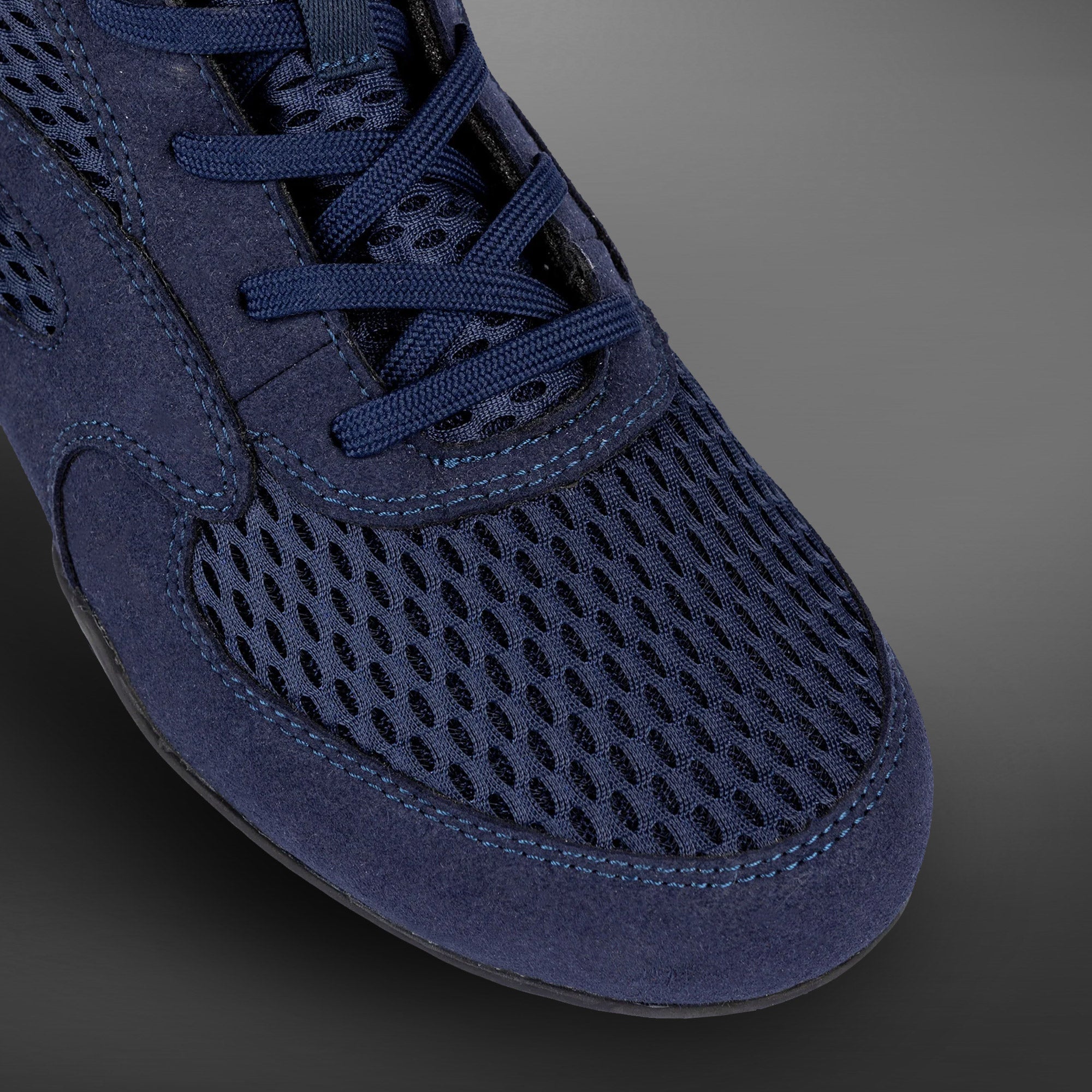 Venum Contender Boxing Shoes - Navy Blue/Red - Venum