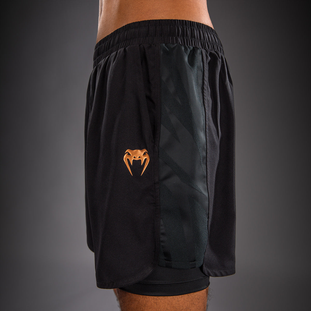 Venum G-Fit Revolution Training Shorts - Black/Copper  product-type_Training shorts Venum