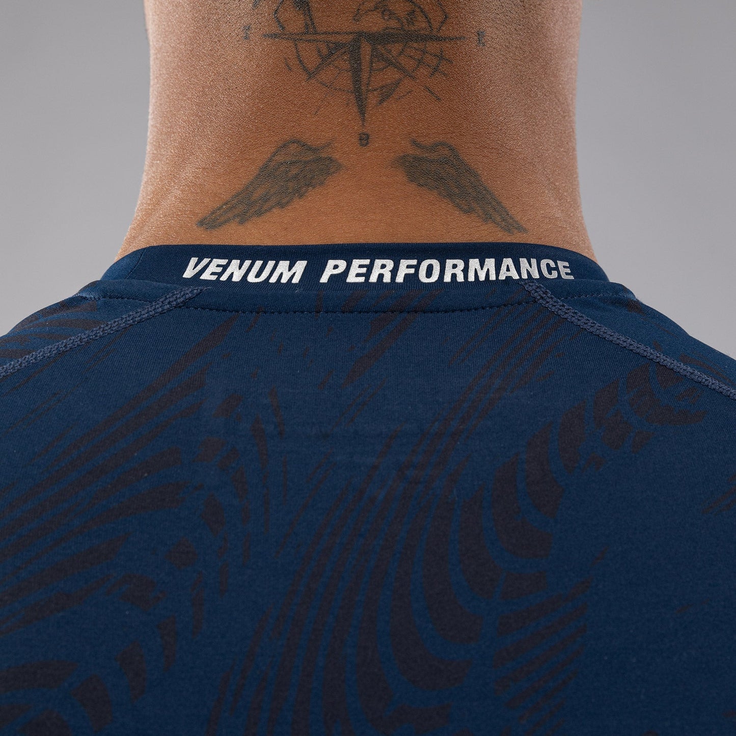 UFC Fusion by Venum Fight Week Men’s Performance Short Sleeve Rashguard - Oceanic Blue