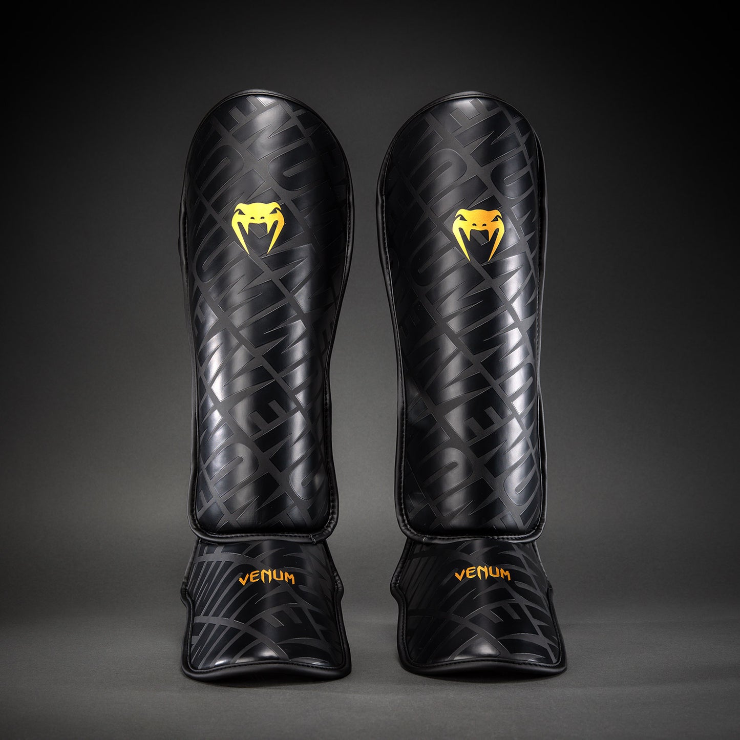 Venum Contender 1.5 XT 3D Shin Guards - Black/Gold  product-type_Shin guards Venum