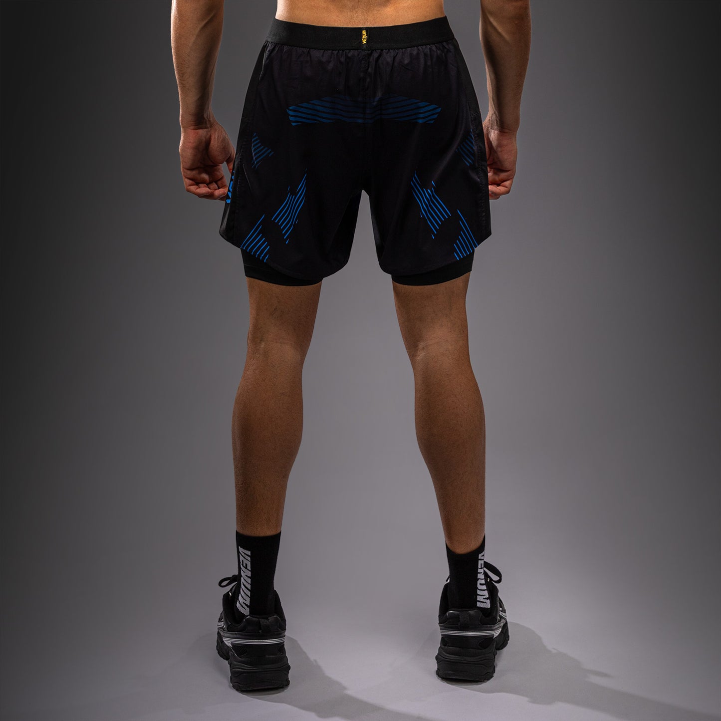 Venum No-Gi 6.0 Training Shorts - Black/Blue  product-type_Training shorts Venum