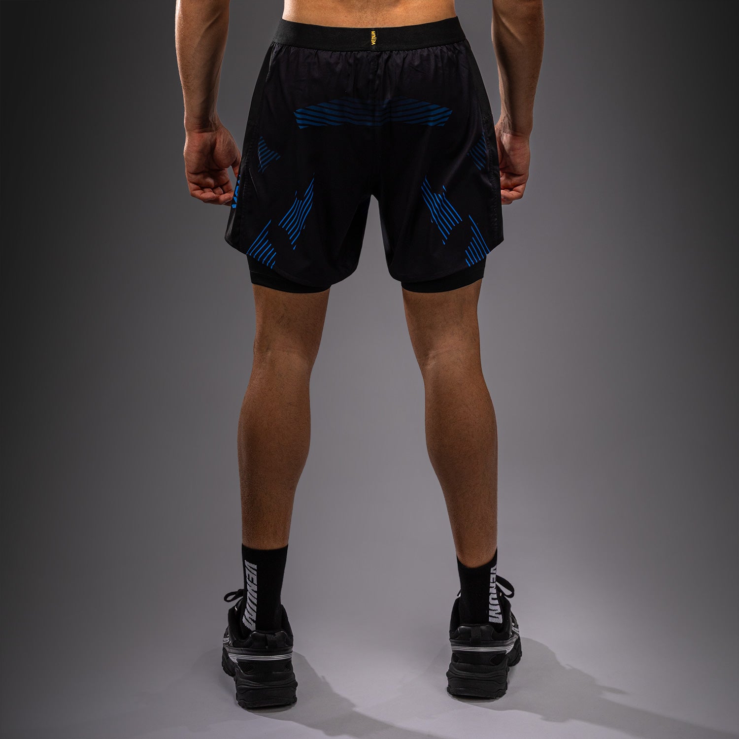 Venum No-Gi 6.0 Training Shorts - Black/Blue  product-type_Training shorts Venum