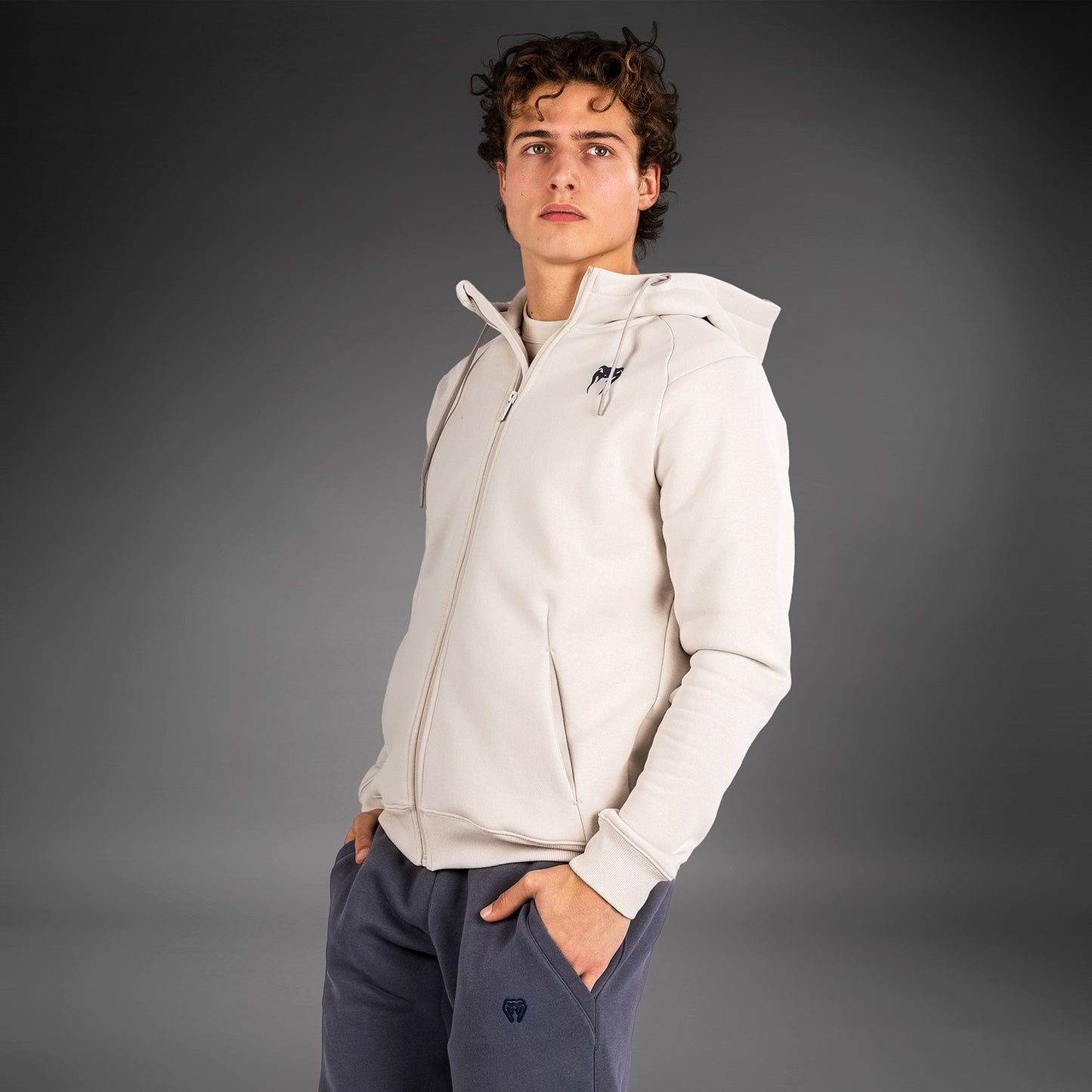 Venum Strikeland  Full Zip Hoodie - Greige