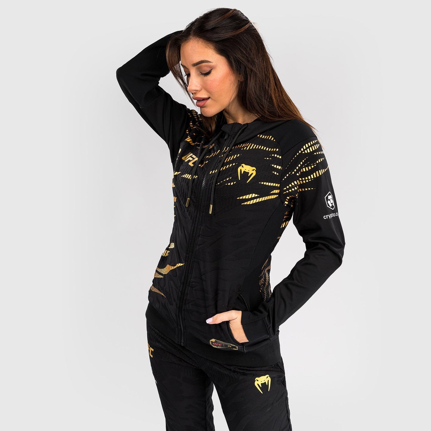 UFC Fusion by Venum Authentic Fight Night Women’s Walkout Hoodie - Champion