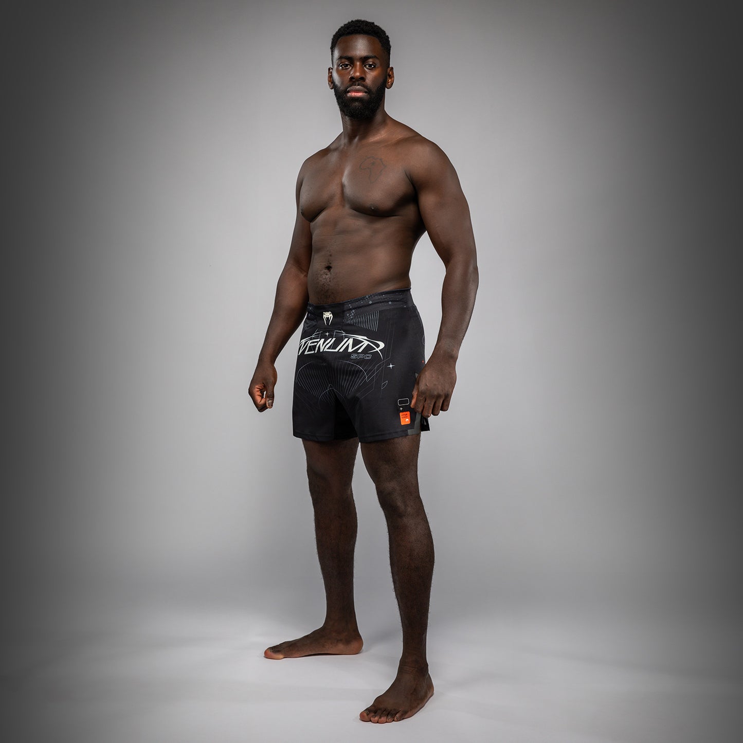 Venum Eclipse Fight Shorts - Black/Ivory