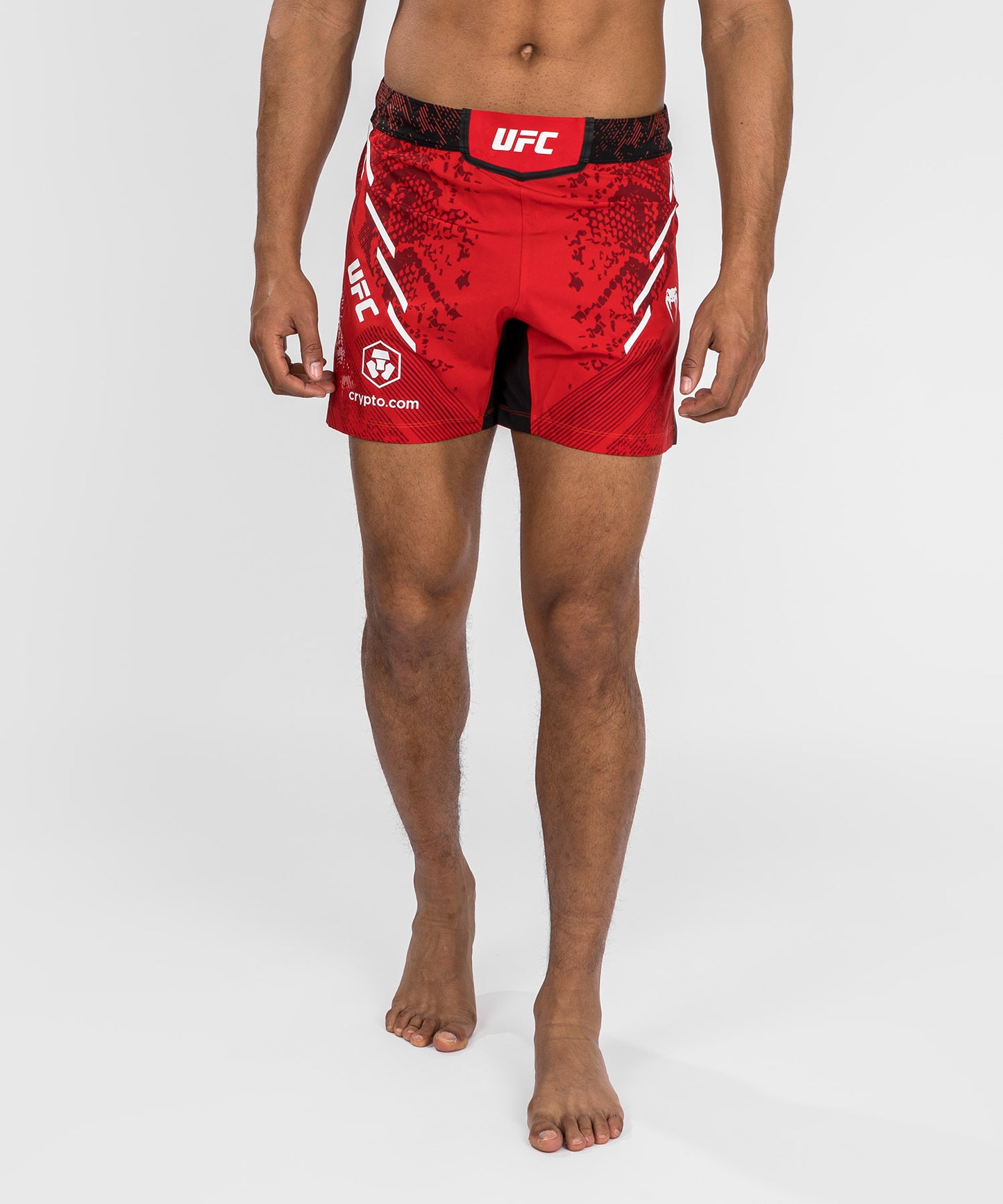 UFC Adrenaline by Venum Personalized Authentic Fight Night Men's Fight Short - Short Fit - Red