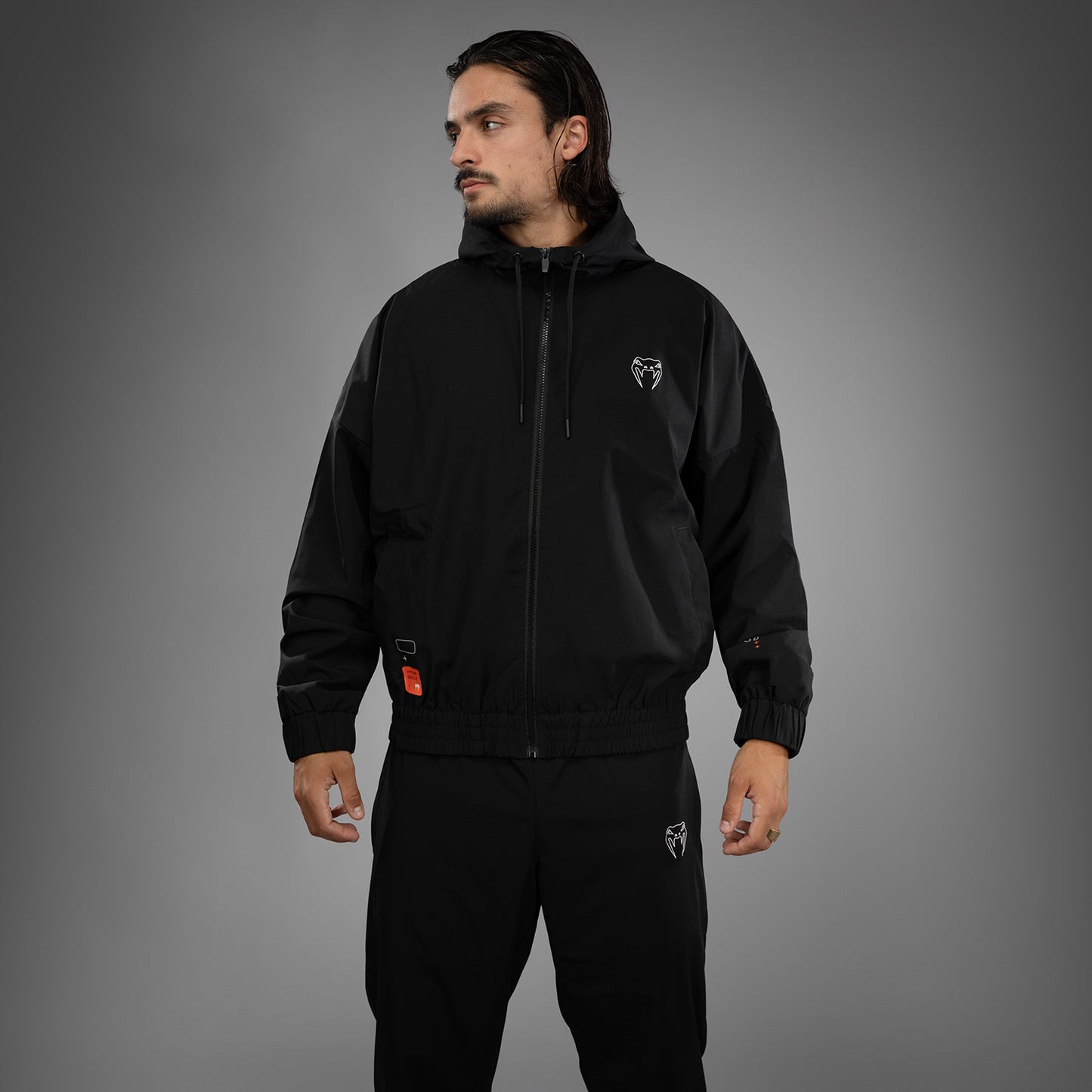 Venum Eclipse Track Jacket - Black/Ivory